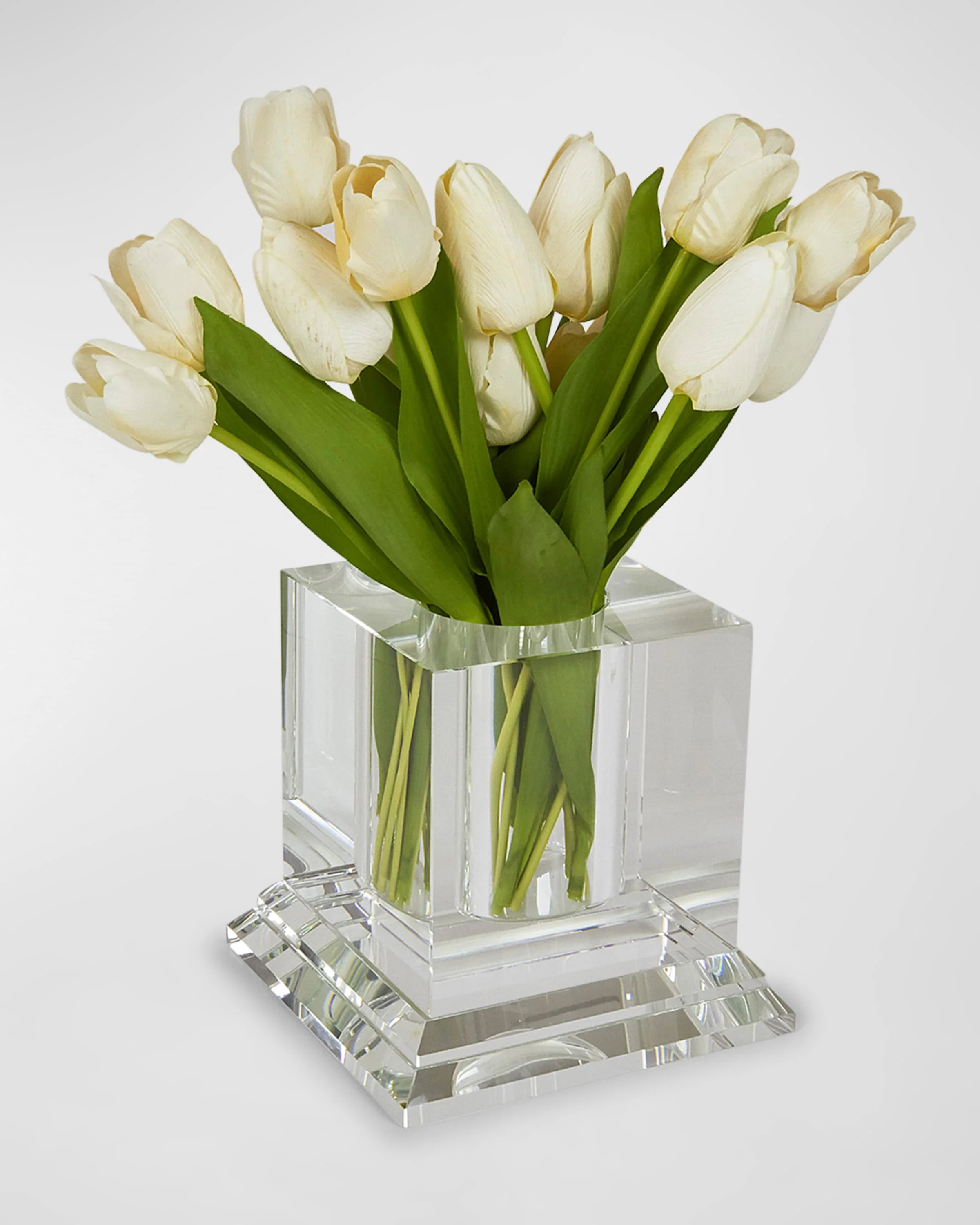 Tizo Crystal Square Centerpiece Vase