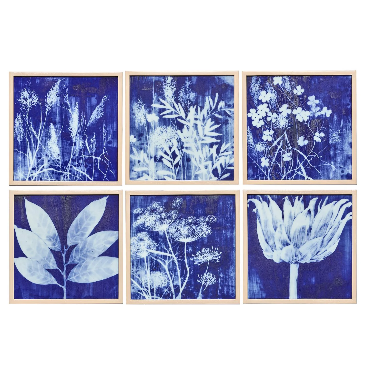 Tozai Home S/6 Floral Design Wallart