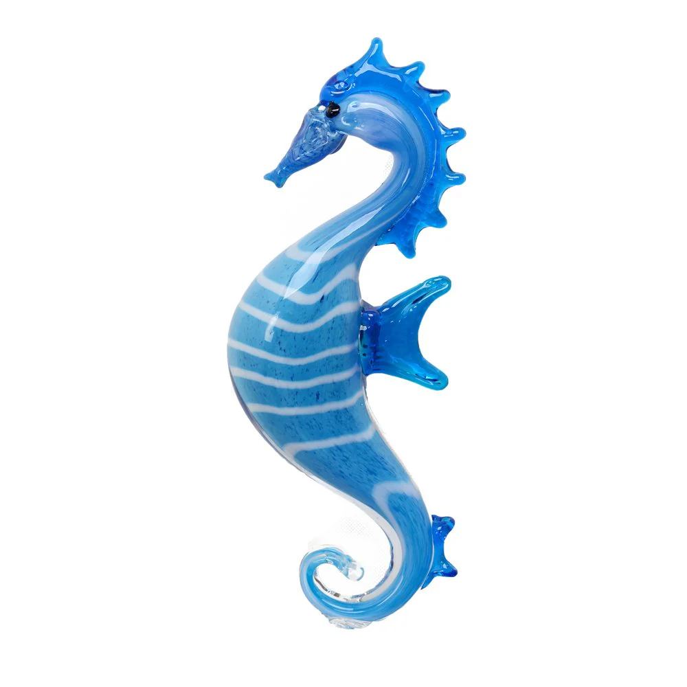 Tropical Seahorse Wall Art by Viz Glass 7830BIR