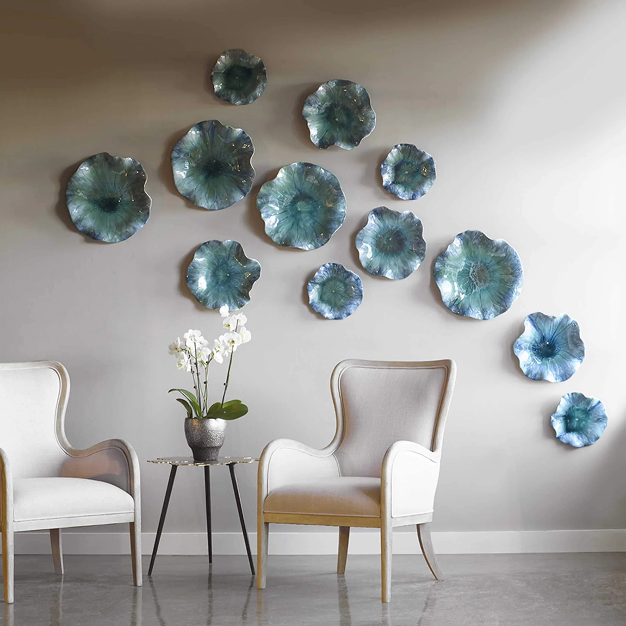 Uttermost Abella Ceramic Wall Decor, S/3