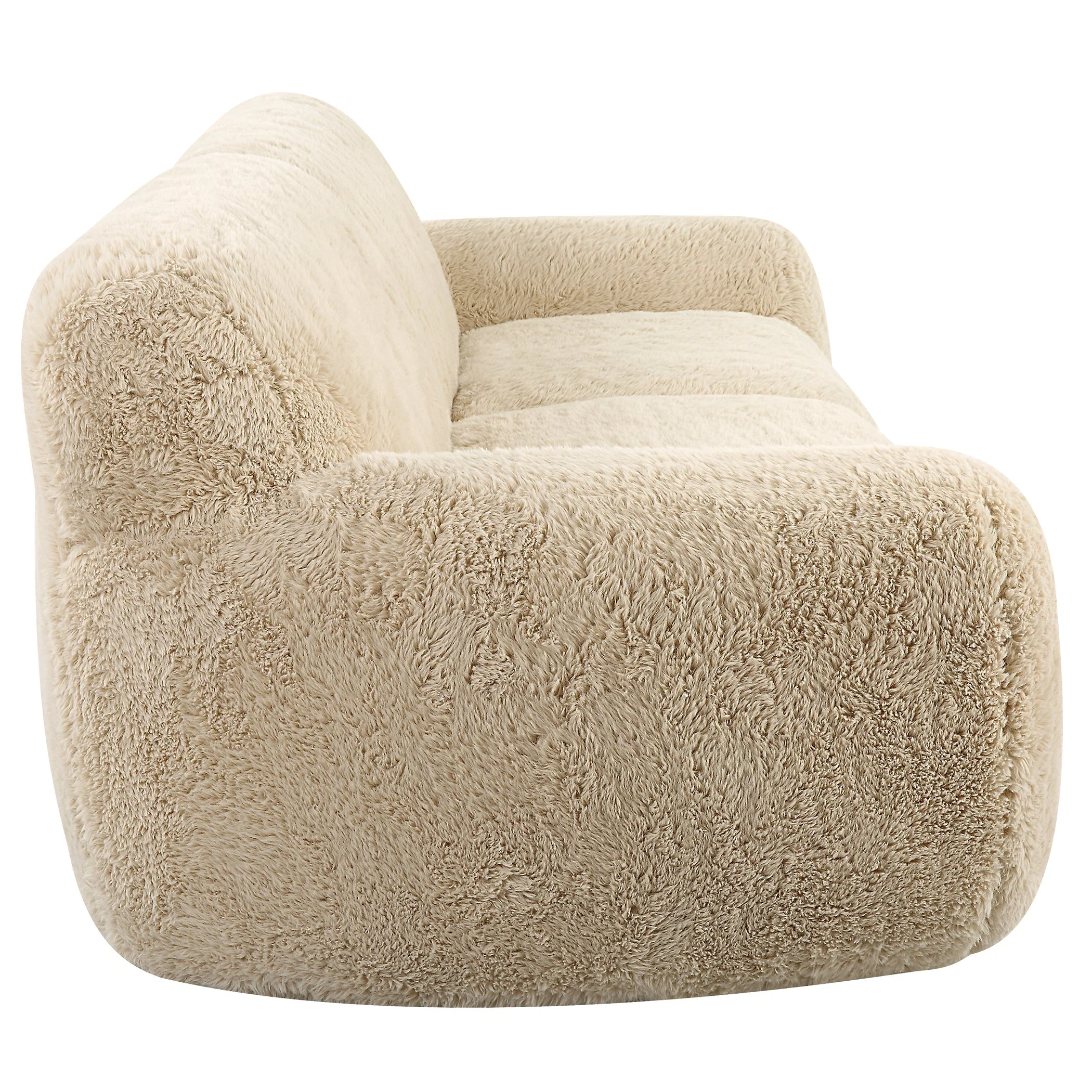 Uttermost Abide Rounded Sheepskin Sofa - Image 5