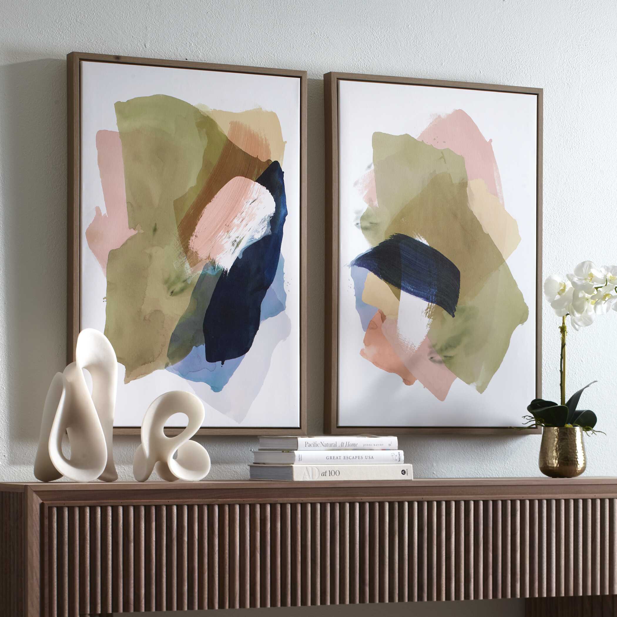 Uttermost Abstract Afternoon Framed Canvases Set/2 - Image 3