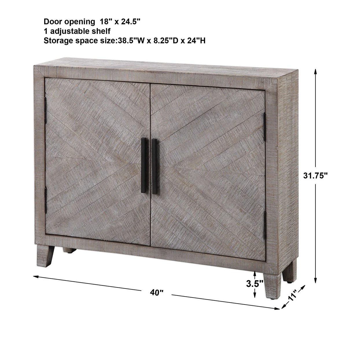 Uttermost Adalind 2 Door Cabinet - Image 9