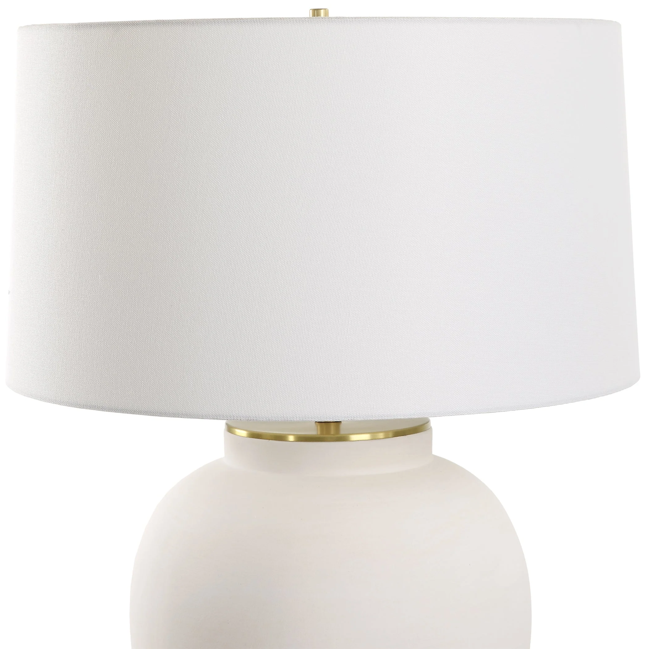 Uttermost Adelaide White Table Lamp - Image 6
