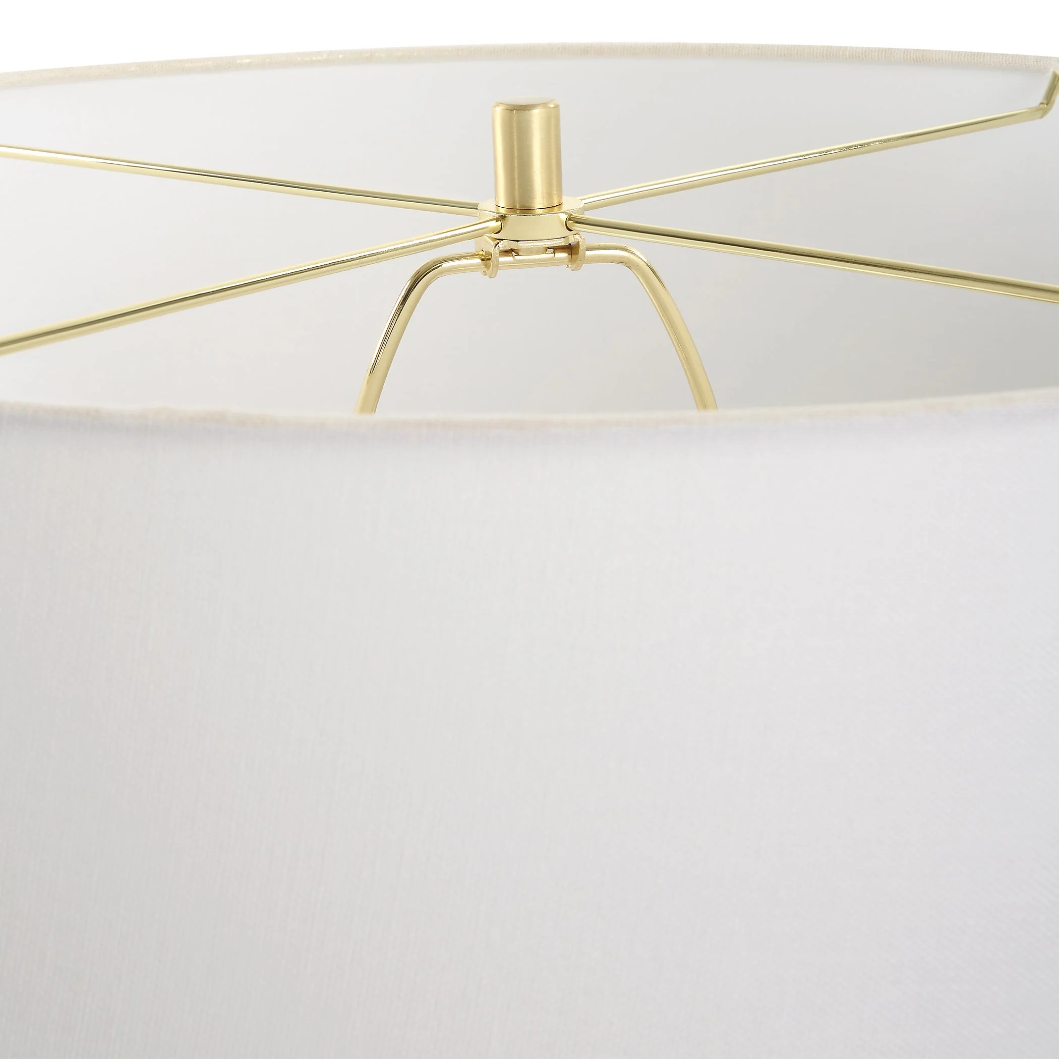 Uttermost Adelaide White Table Lamp - Image 7