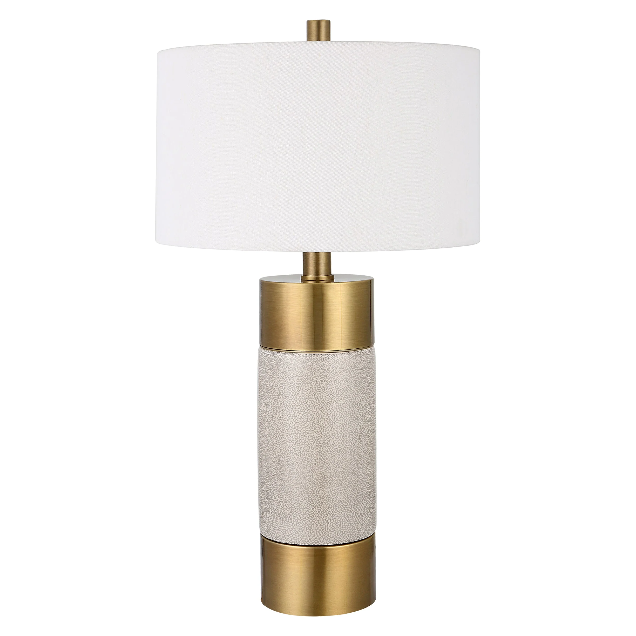 Uttermost Adelia Ivory & Brass Table Lamp - Image 4