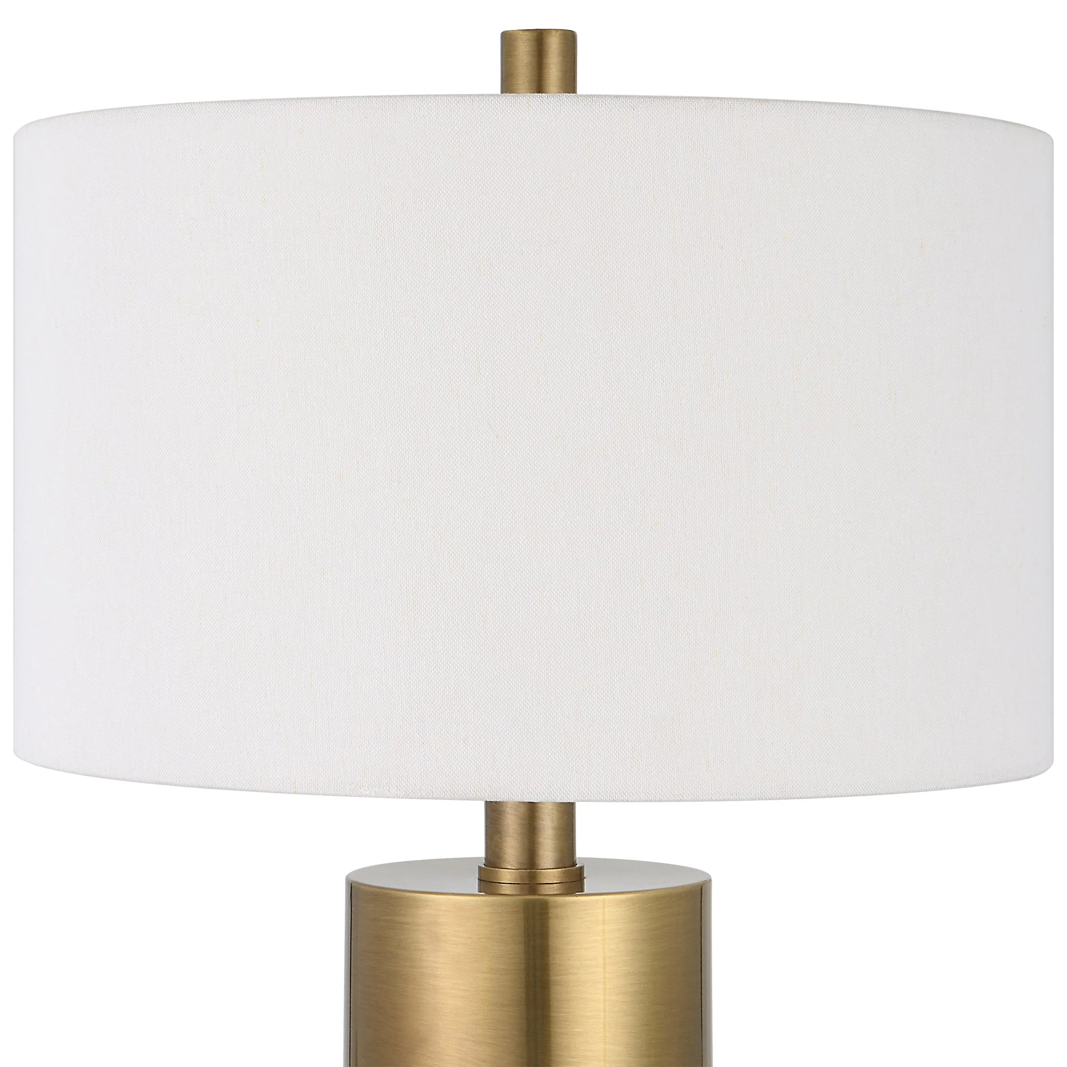 Uttermost Adelia Ivory & Brass Table Lamp - Image 5