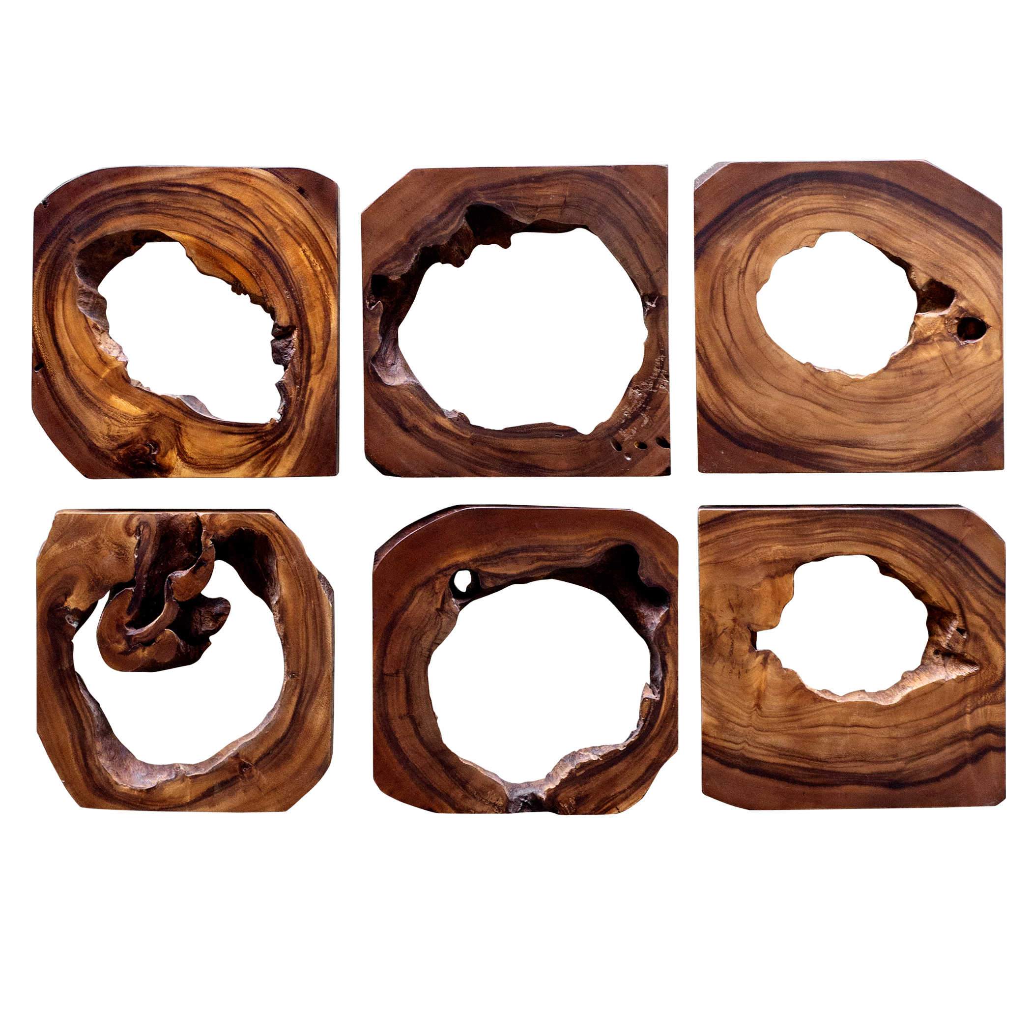 Uttermost Adlai Wood Wall Art, S/6 - Image 2