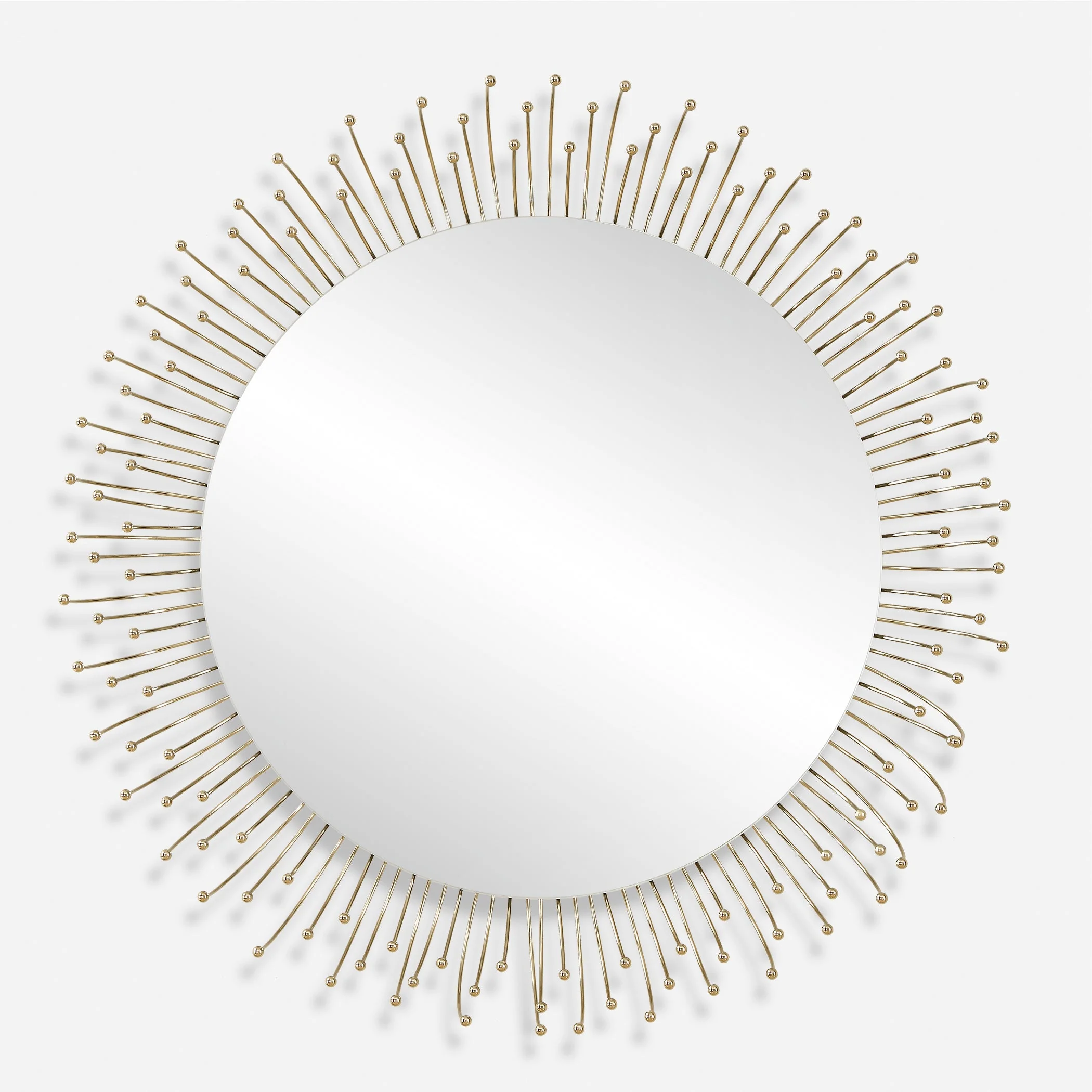 Uttermost Aga Round Gold Mirror - CLOSEOUT