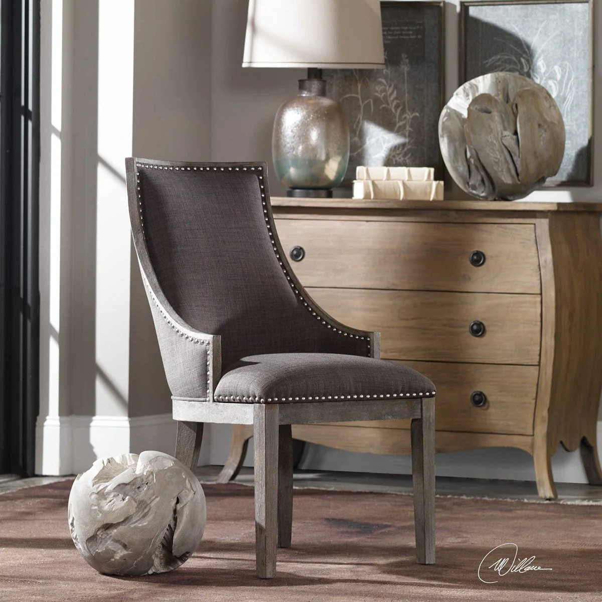Uttermost Aidrian Accent Chair - Image 3