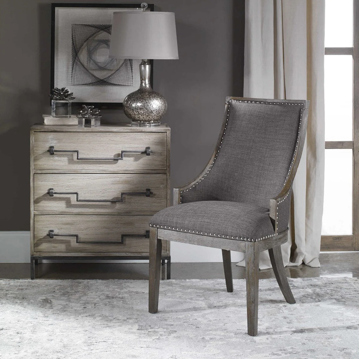 Uttermost Aidrian Accent Chair - Image 6