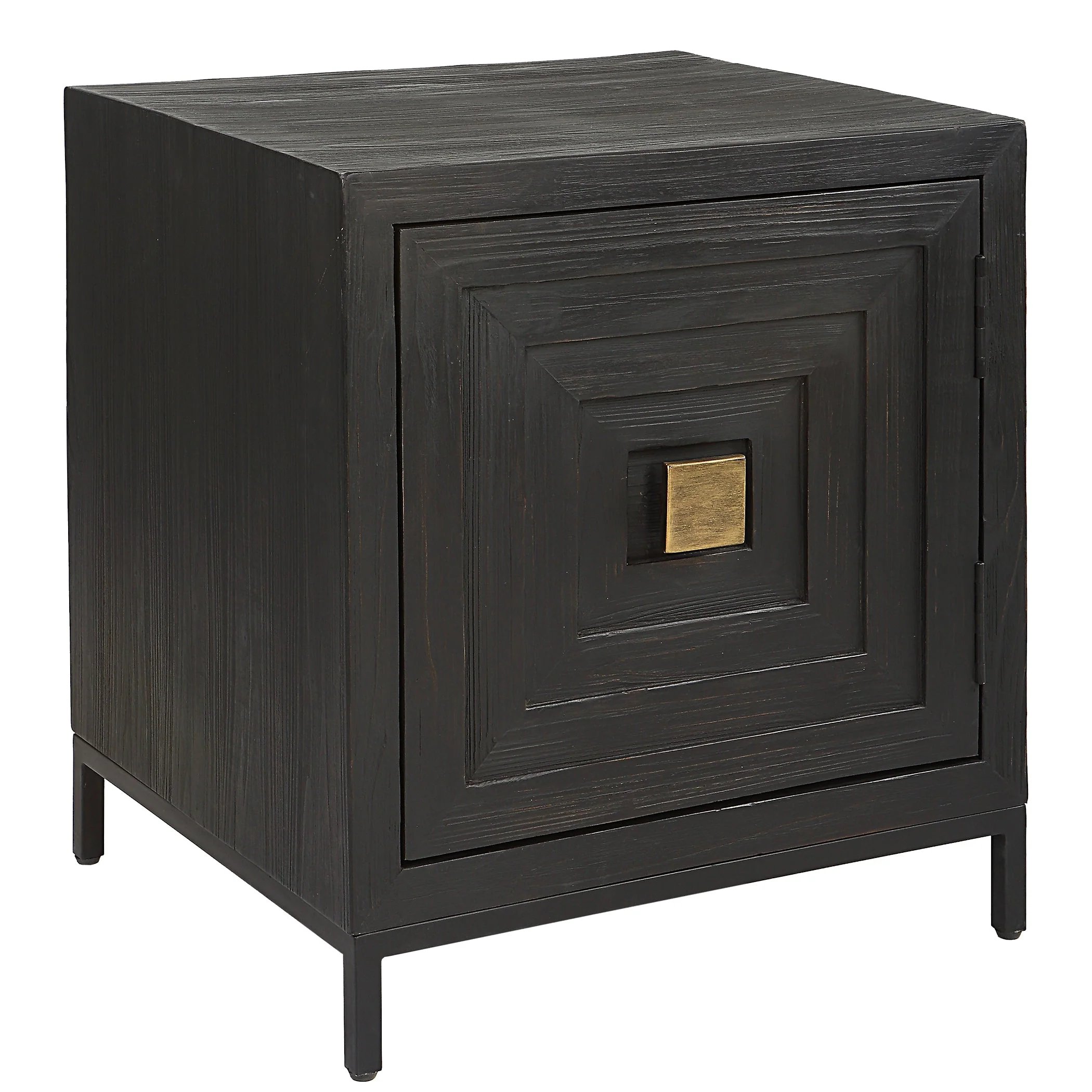 Uttermost Aiken Geometric Cabinet / End Table - Image 3