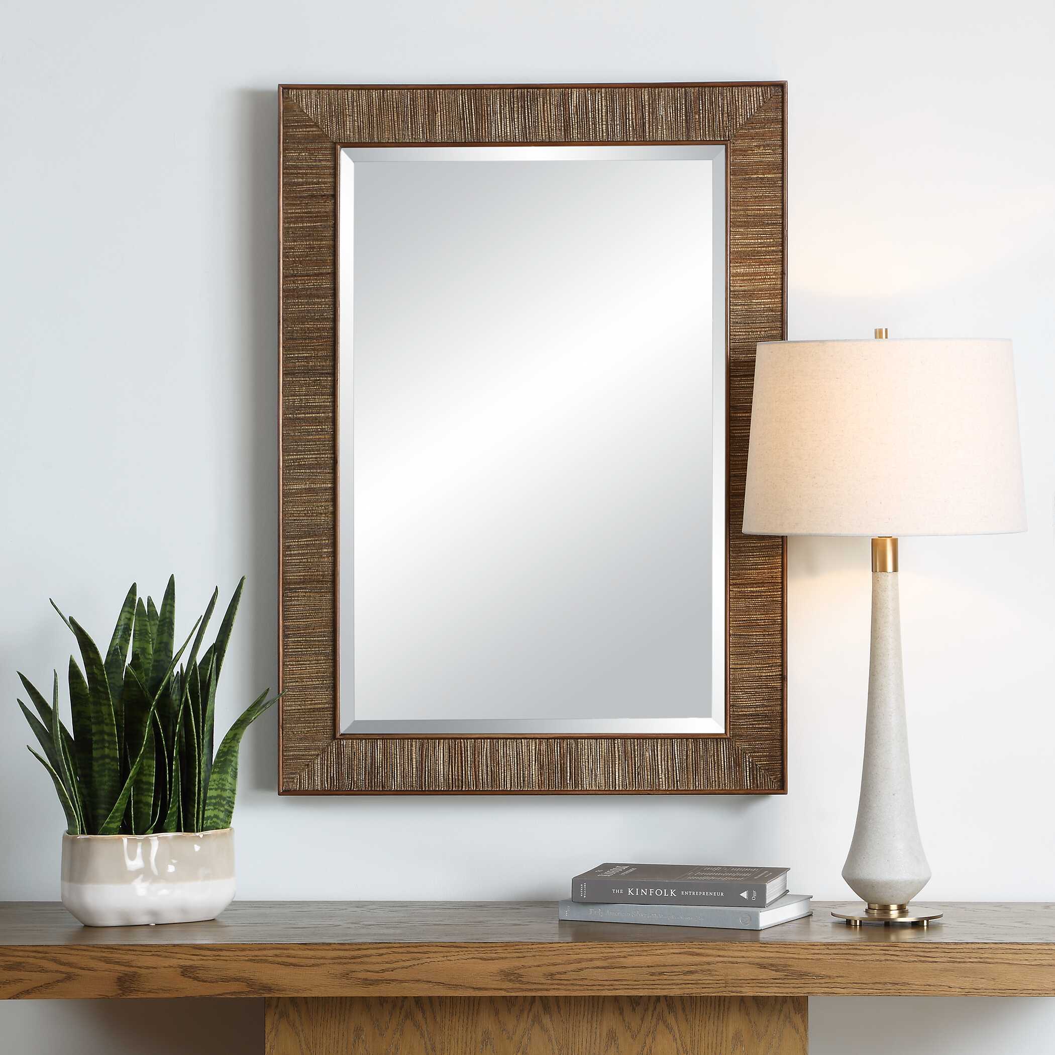 Uttermost Aldous Walnut Mirror - Image 2