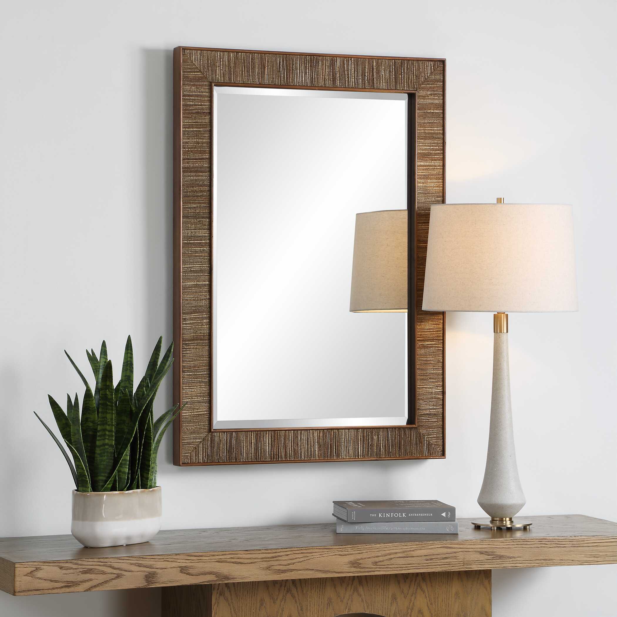 Uttermost Aldous Walnut Mirror - Image 3