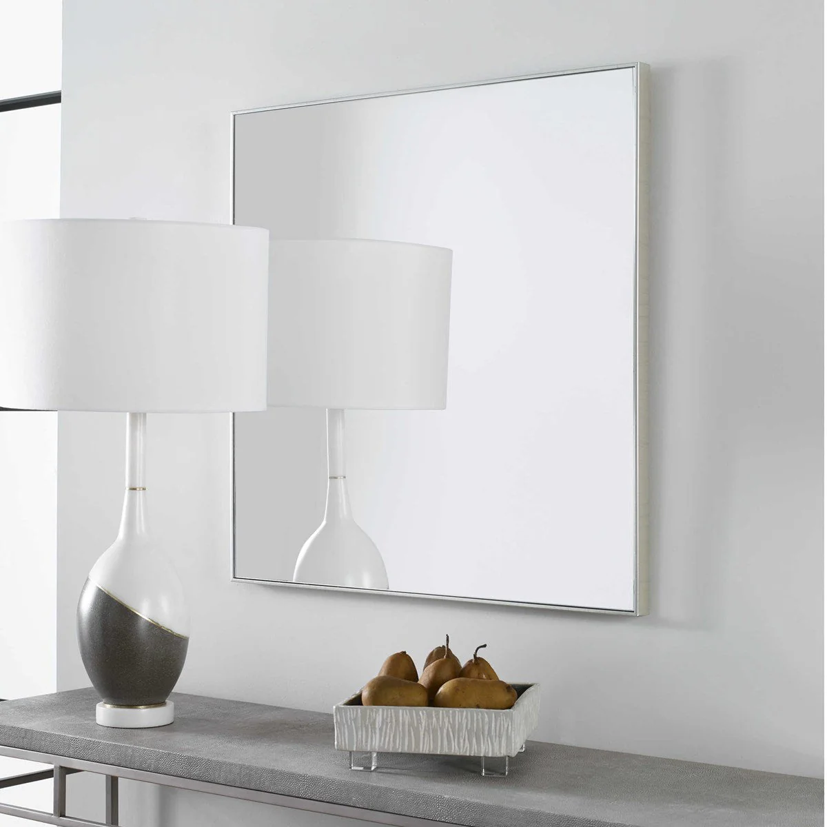Uttermost Alexo Silver Square Mirror - Image 3
