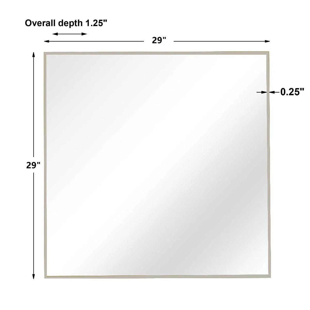 Uttermost Alexo Silver Square Mirror - Image 5