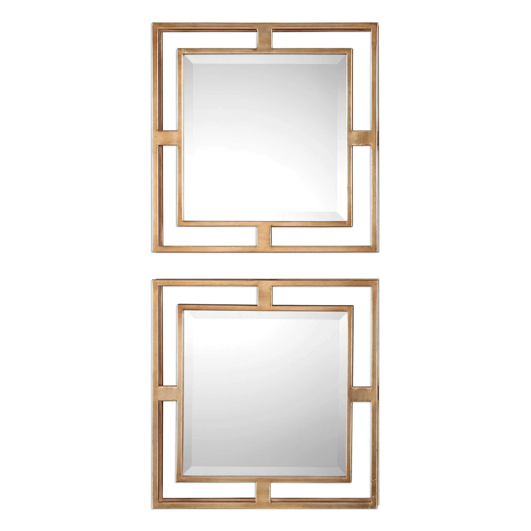 Uttermost Allick Square Mirrors, S/2 - Image 2