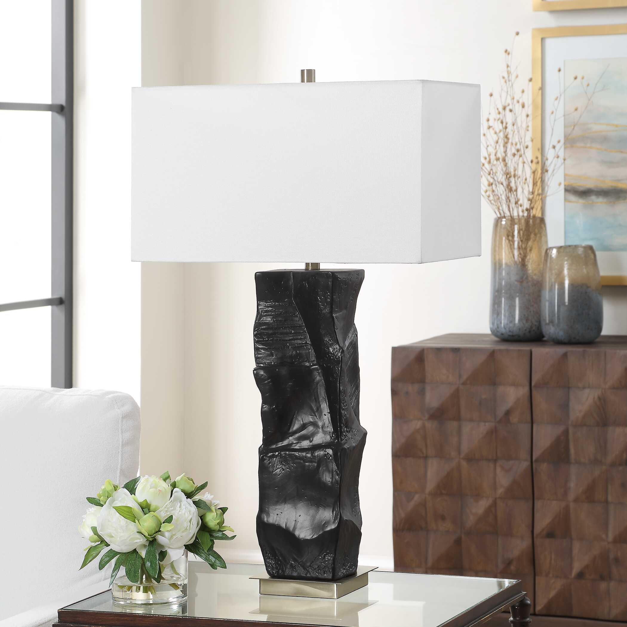 Uttermost Altaria Black Table Lamp - Image 3