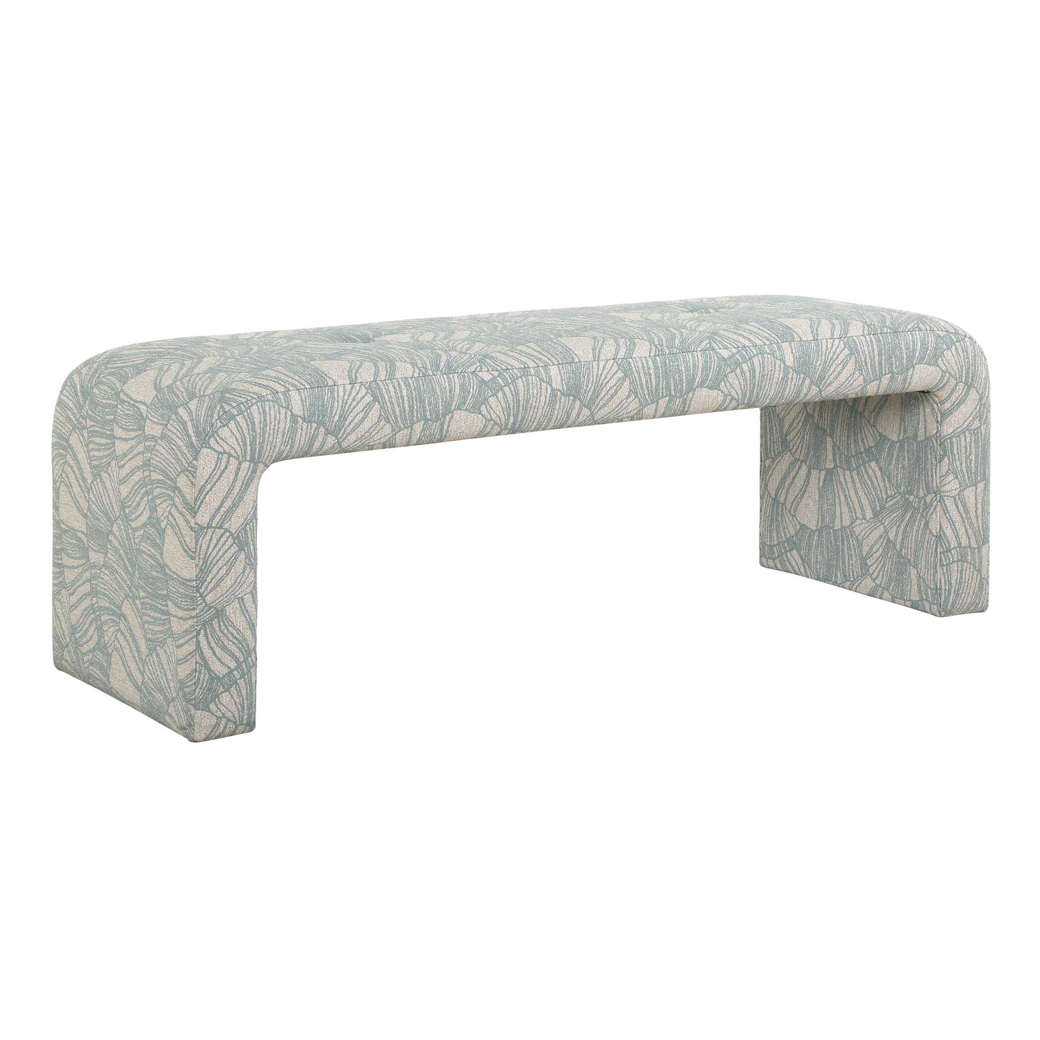 Uttermost Amie Spa Blue Bench - Image 4