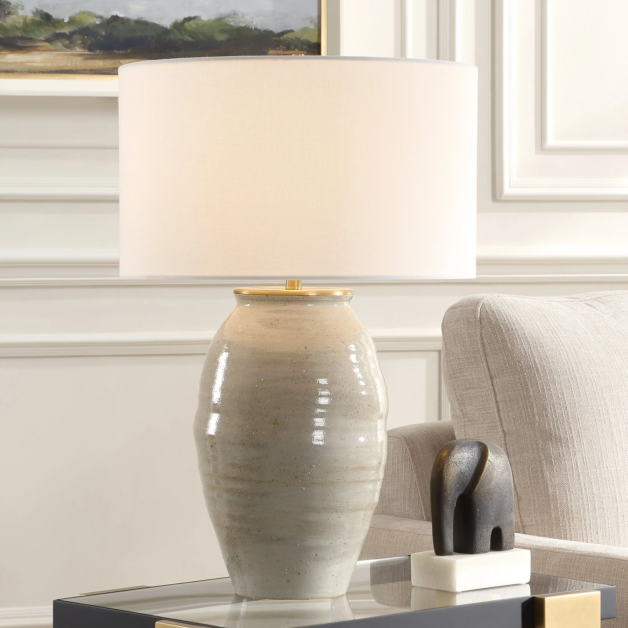 Uttermost Amos Ceramic Table Lamp - Image 2