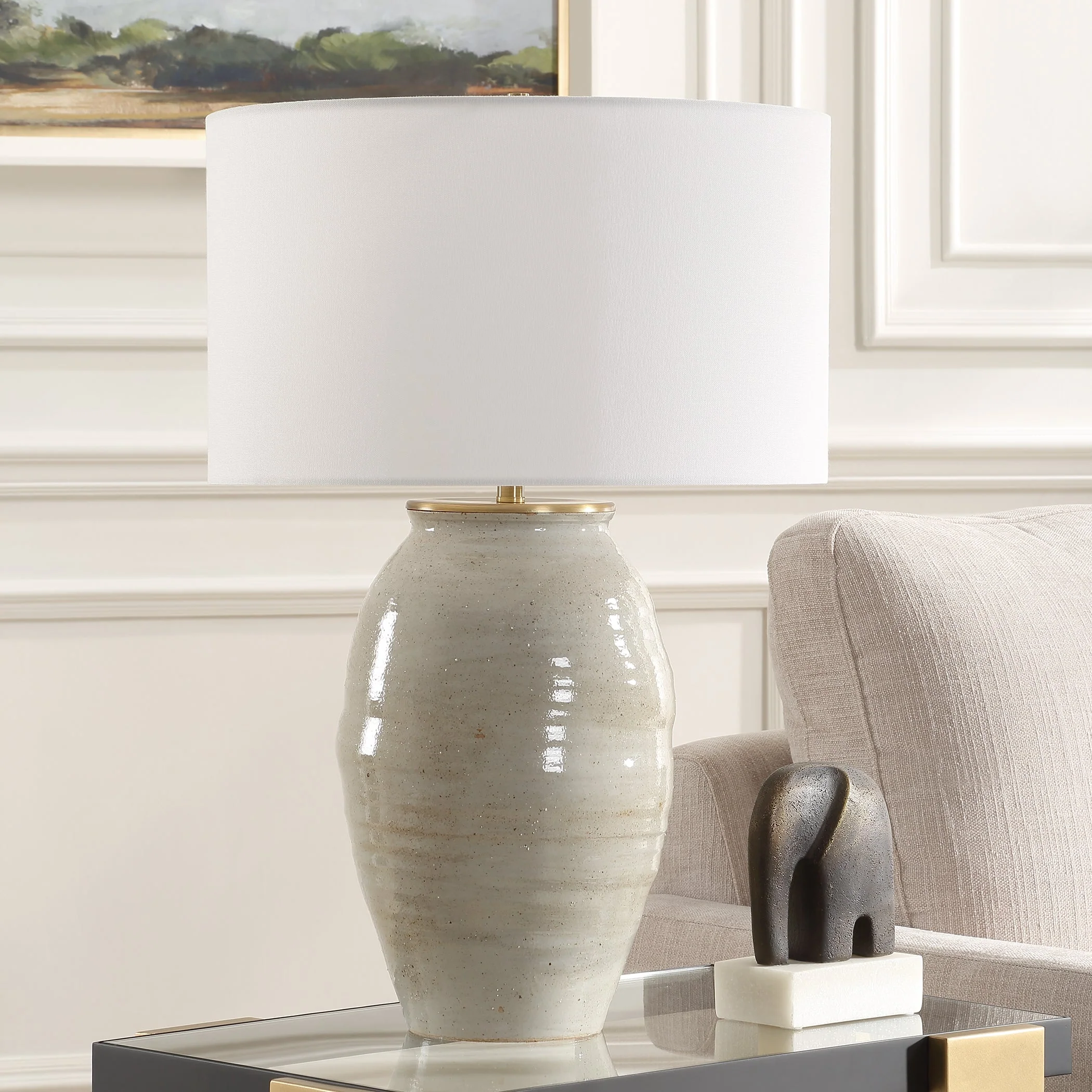 Uttermost Amos Ceramic Table Lamp - Image 3
