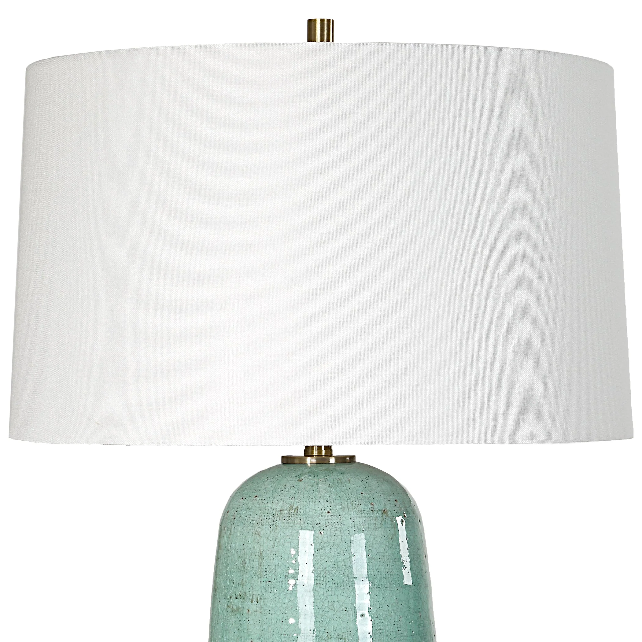 Uttermost Andale Crackled Teal Table Lamp - Image 5