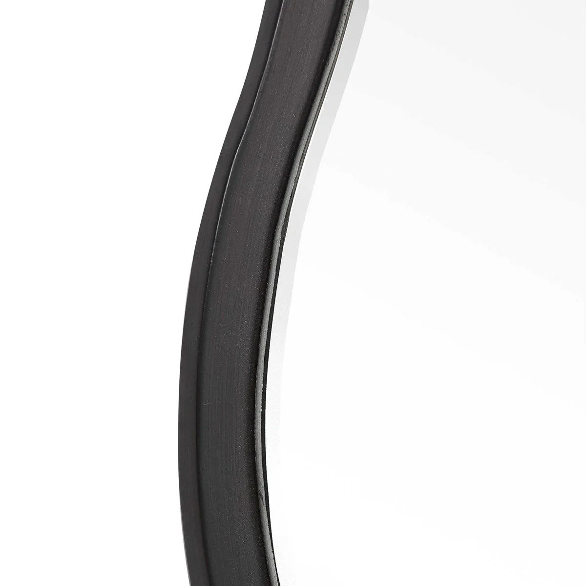 Uttermost Aneta Black Round Mirror - Image 5