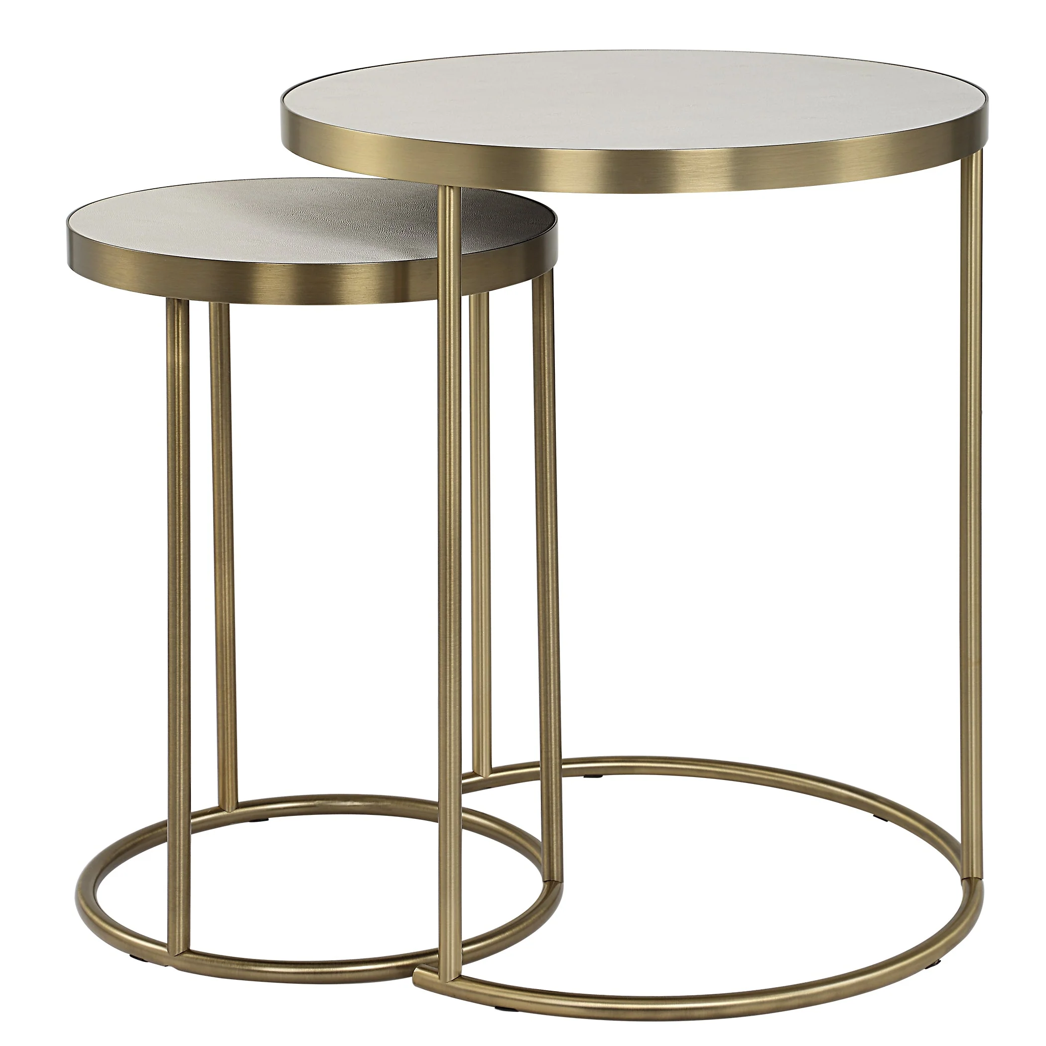Uttermost Aragon White Nesting Tables Set/2 - Image 5