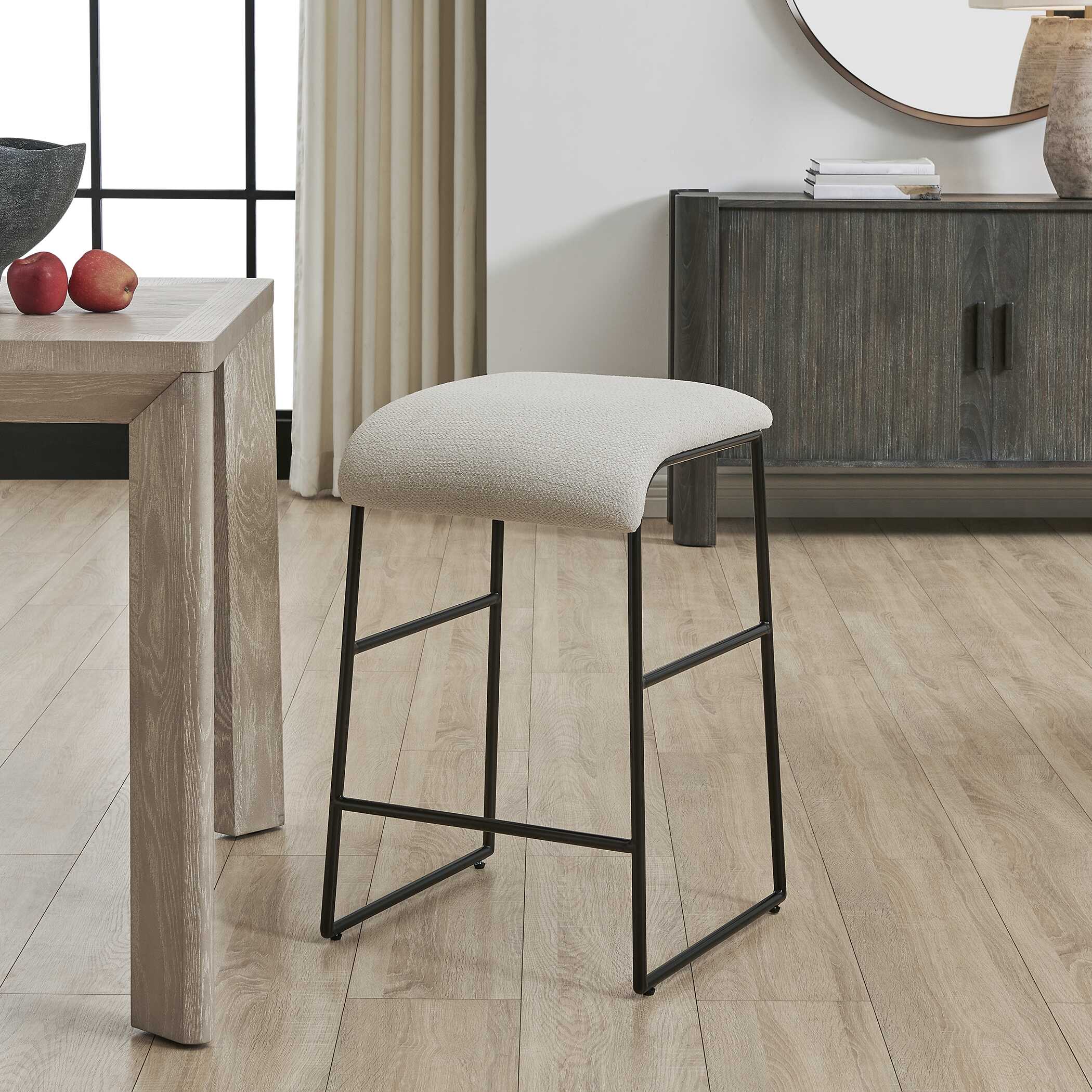 Uttermost Arcane Ecru Counter Stool - Image 2