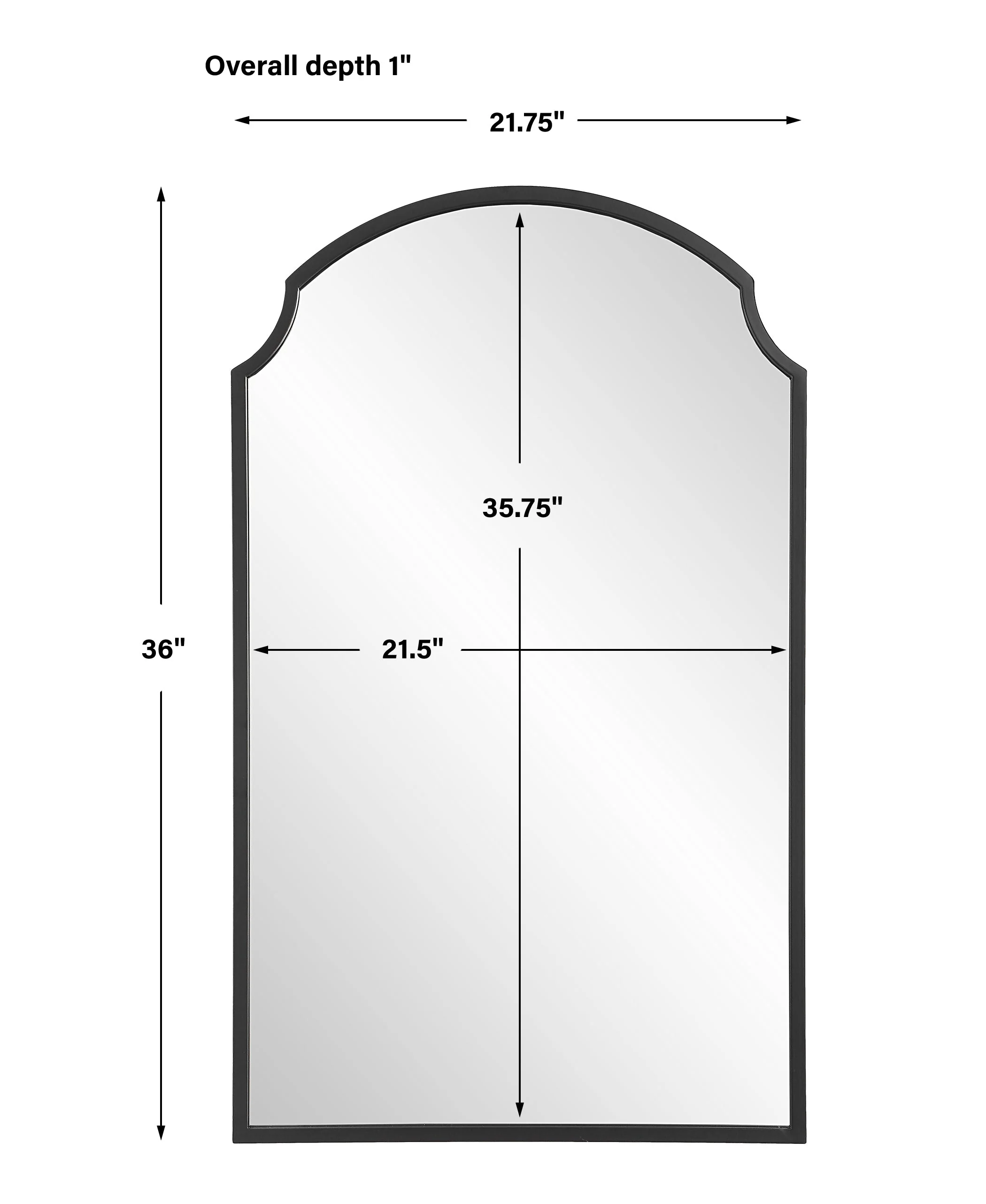 Arch & Scallop Mirror - Image 3