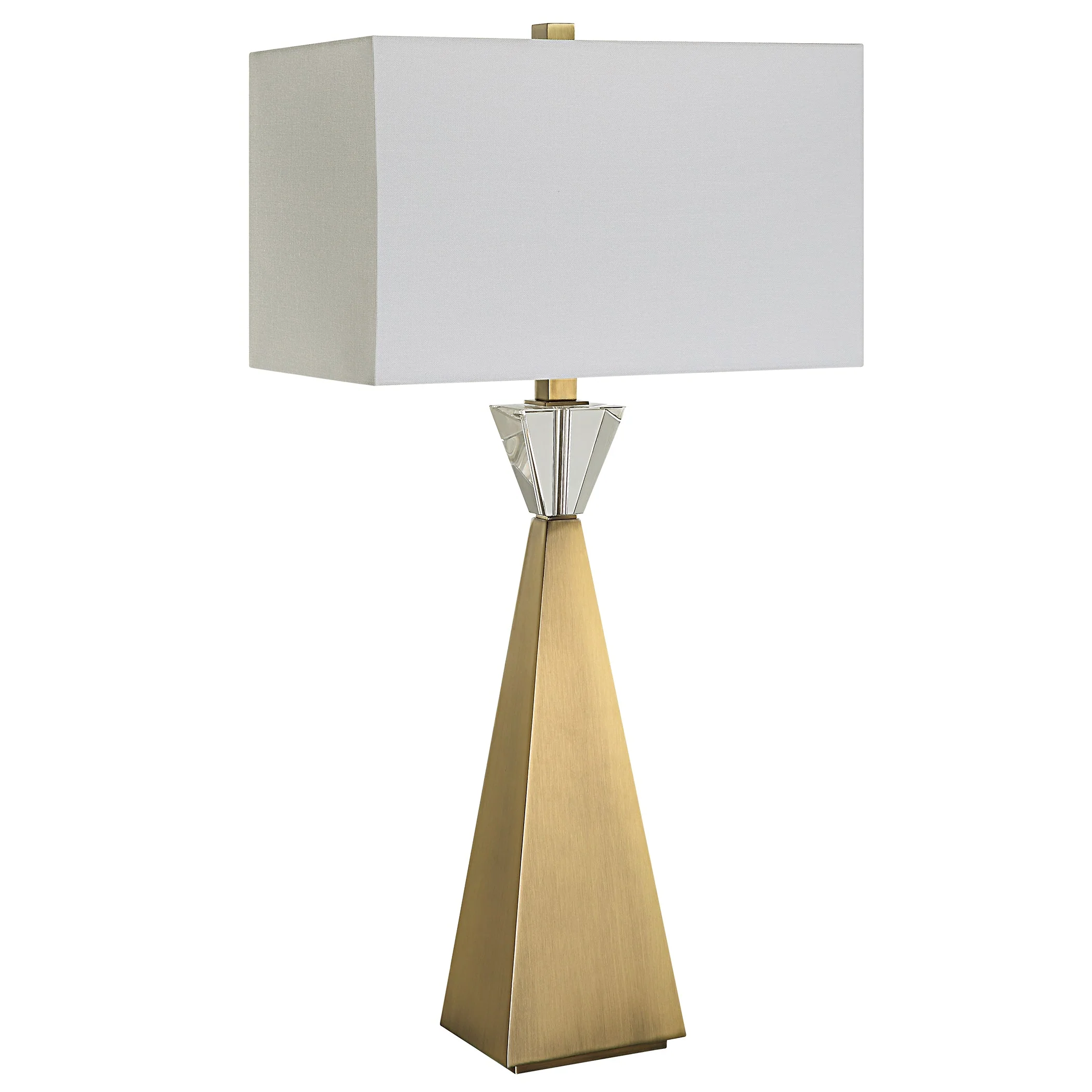 Uttermost Arete Modern Brass Table Lamp - Image 4
