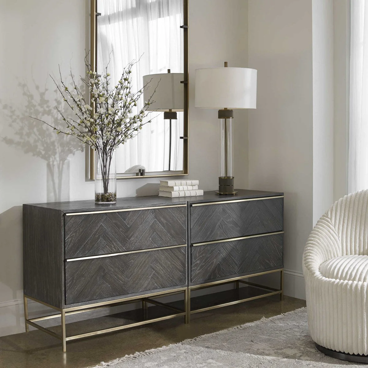 Uttermost Armistead 2 Drawer Chest - Image 5