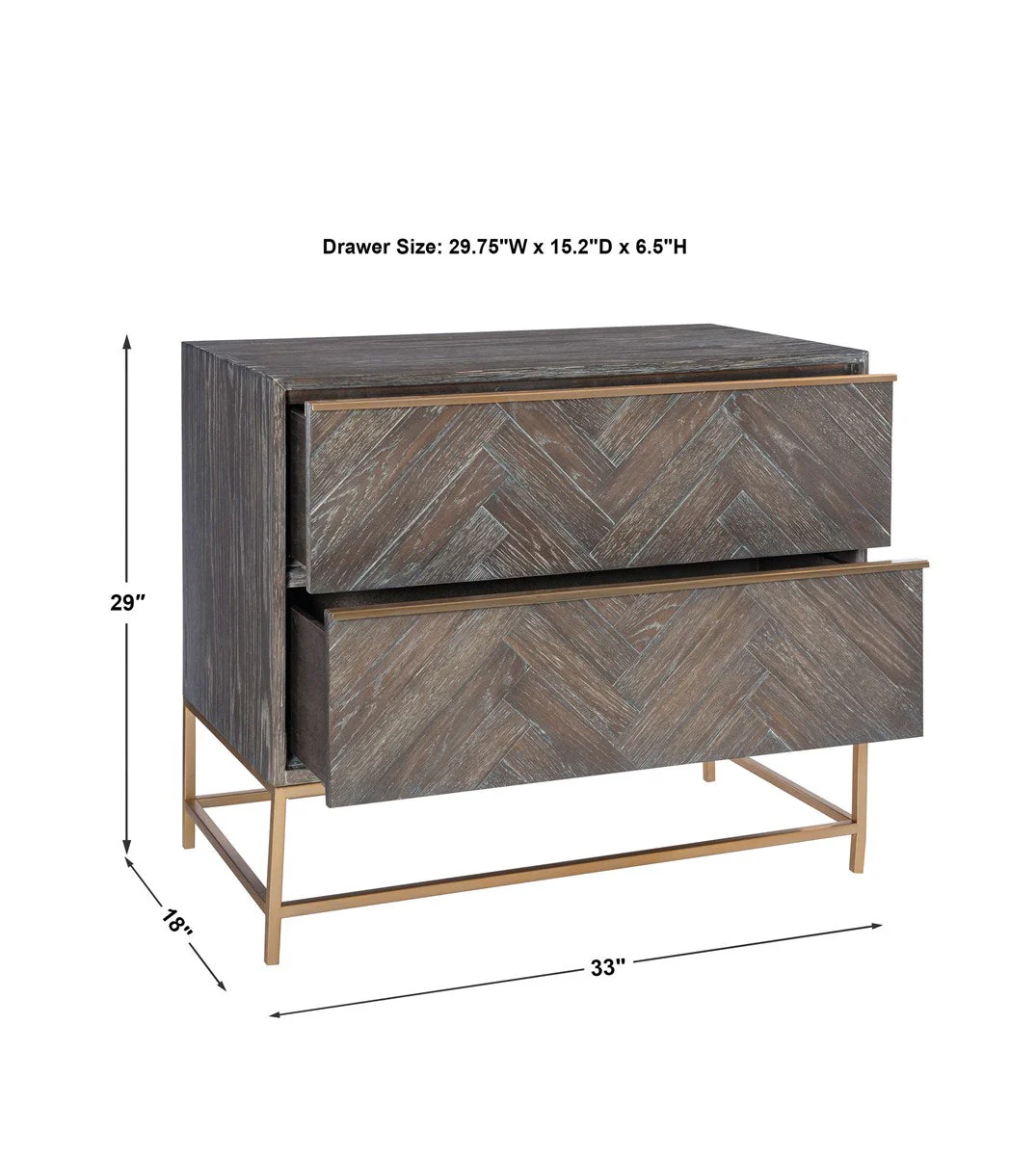 Uttermost Armistead 2 Drawer Chest - Image 9