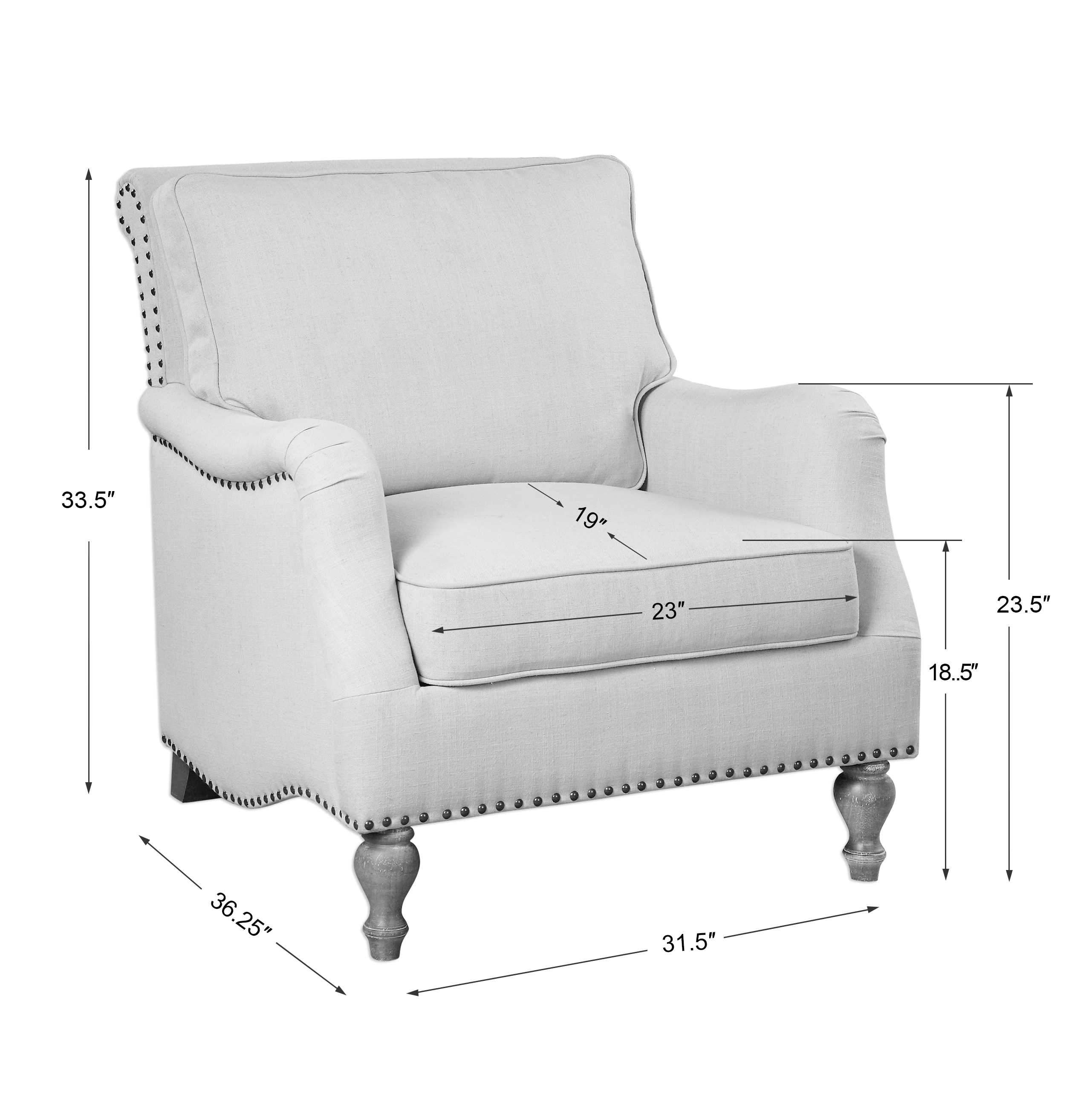Uttermost Armstead Armchair - Image 3
