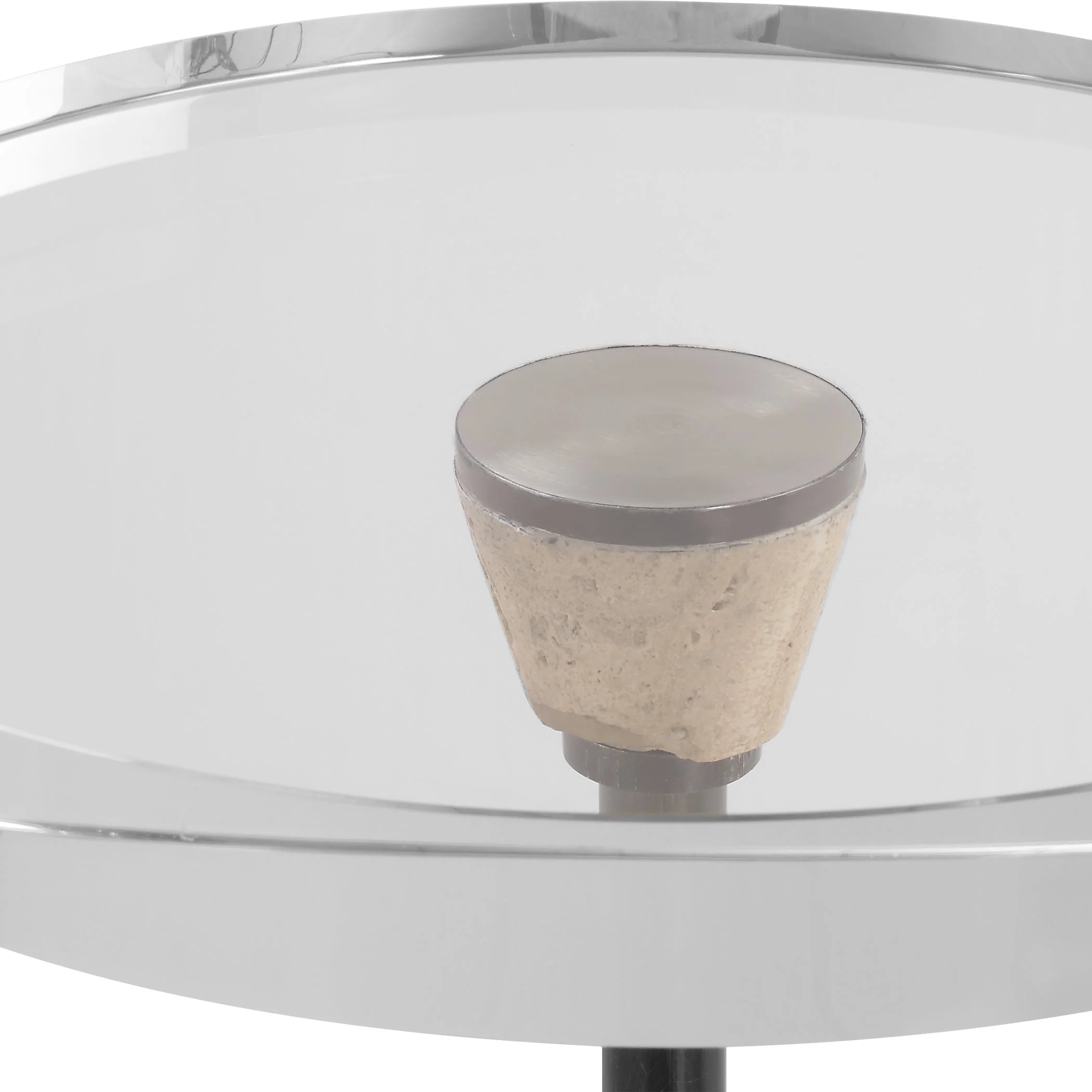 Uttermost Arthur Crystal Drink Table - Image 3