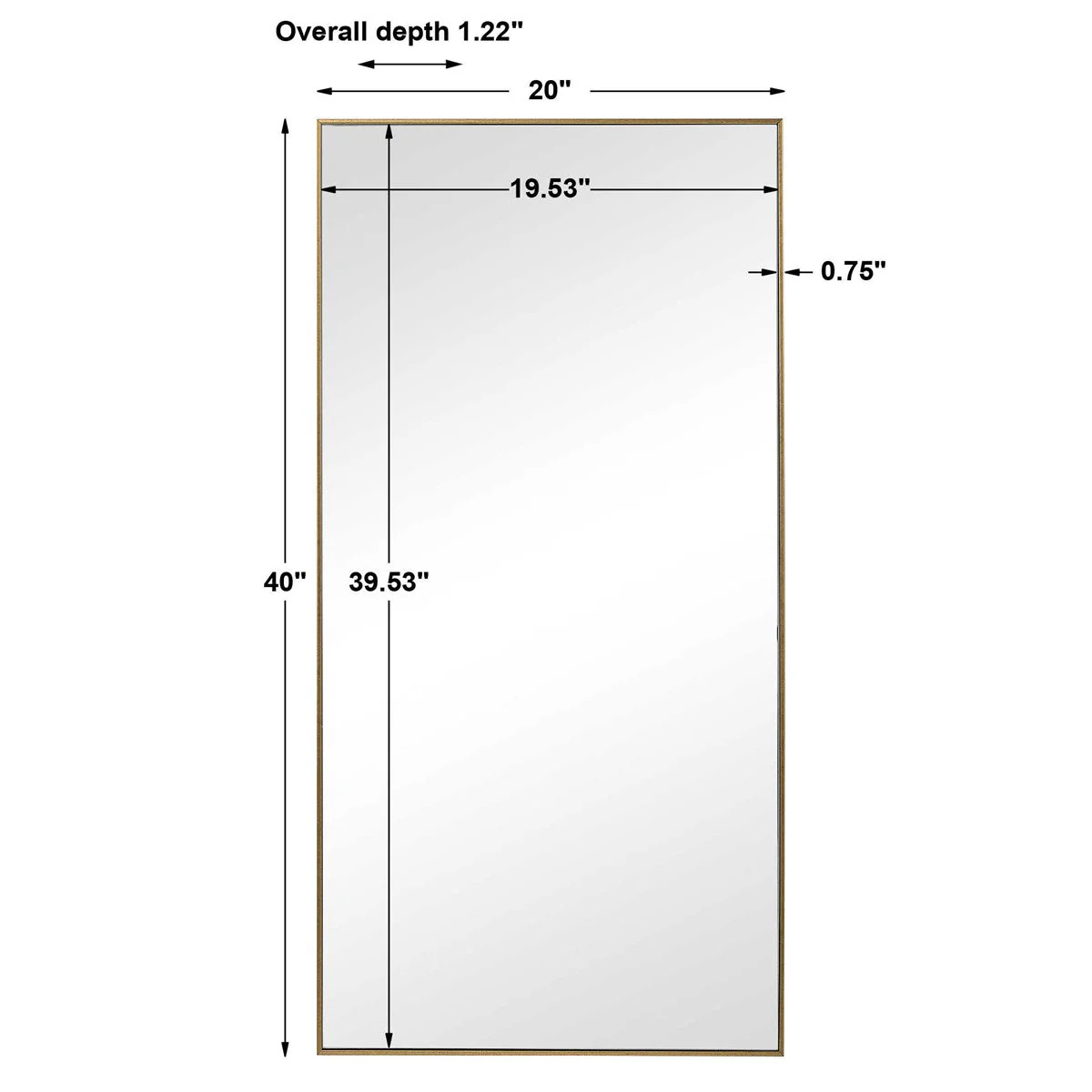 Asher Mirror - Gold - Image 6