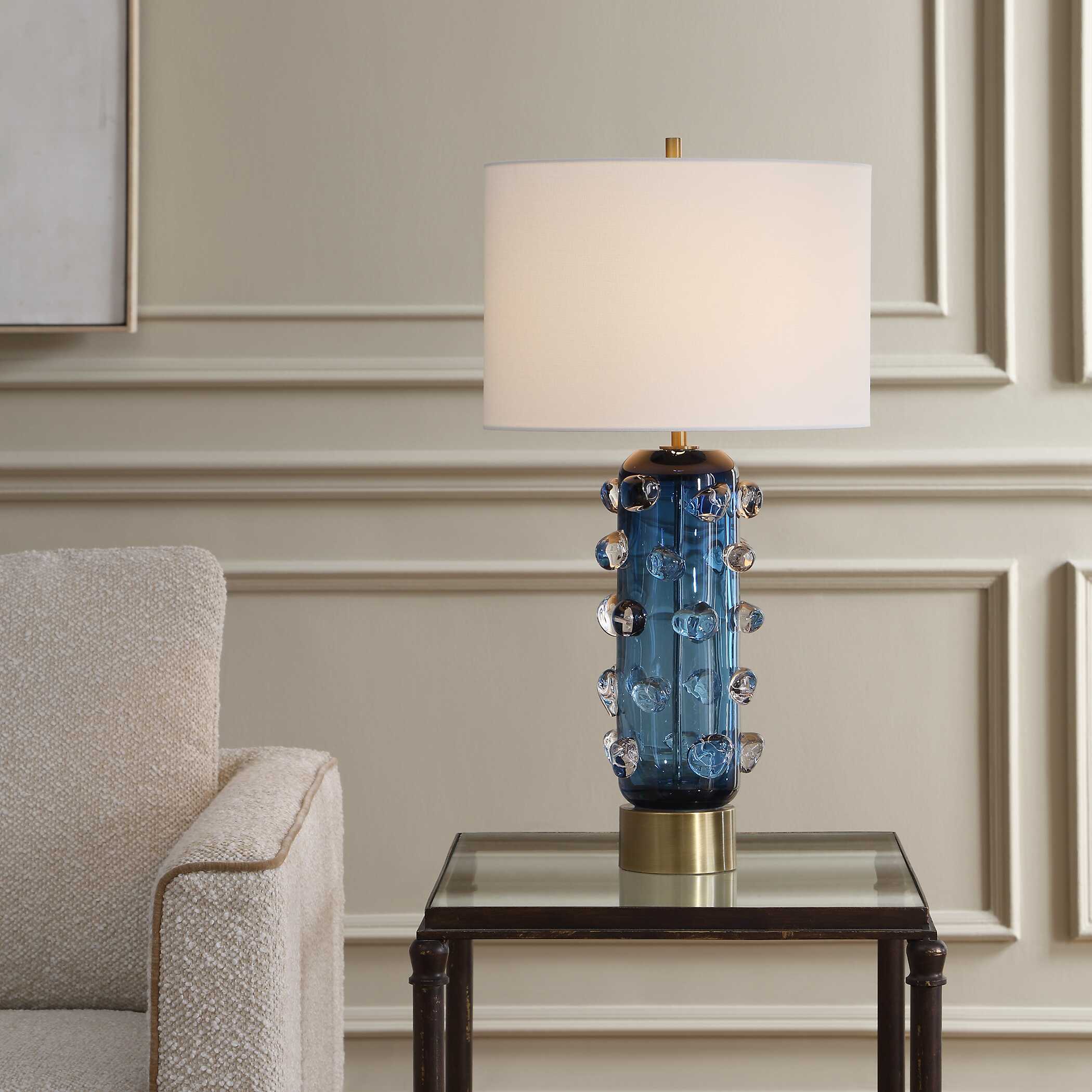 Uttermost Aura Blue Table Lamp - Image 2