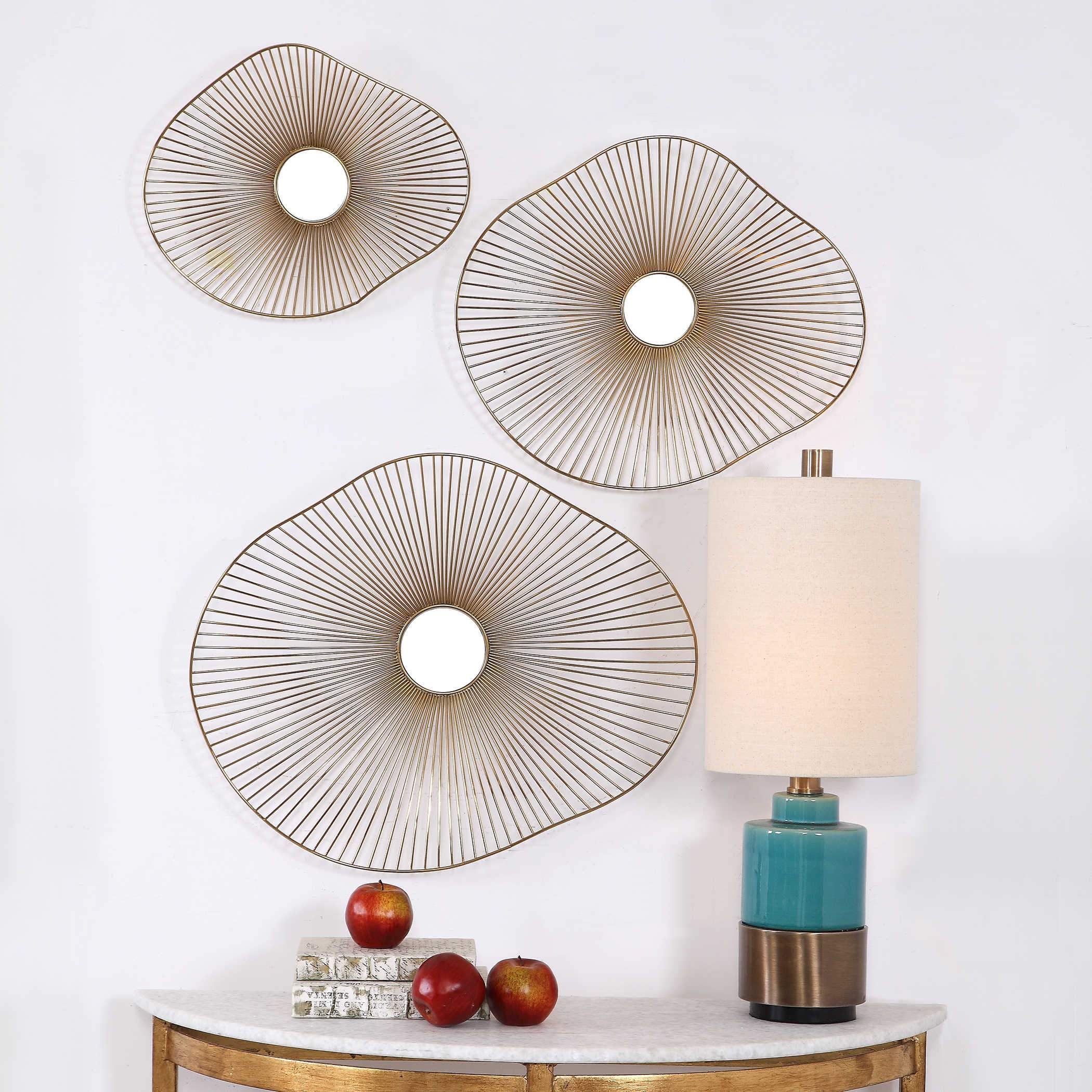 Uttermost Avarie Metal Wall Art, S/3