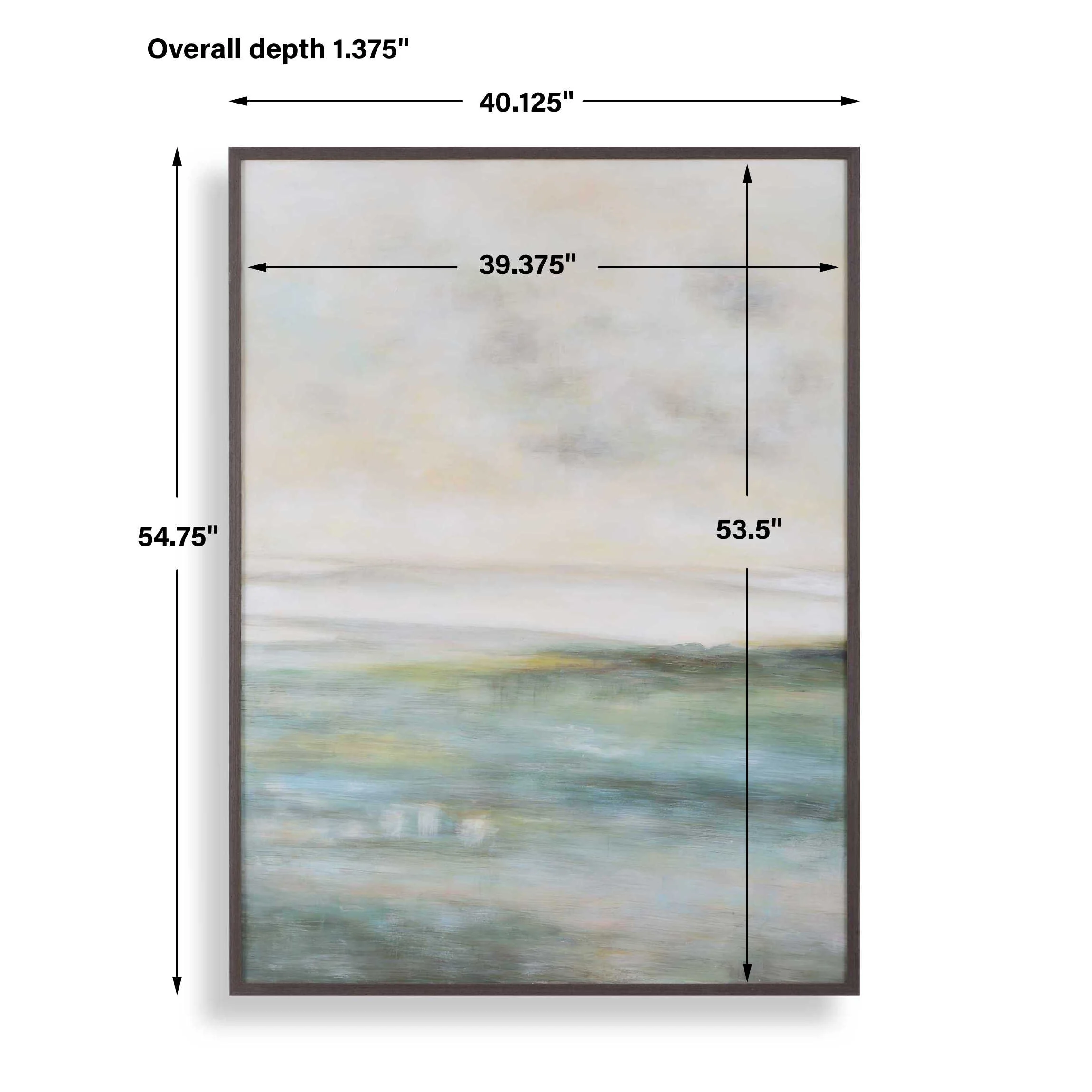 Uttermost Awakening Hand Painted Landscape Art - Image 3