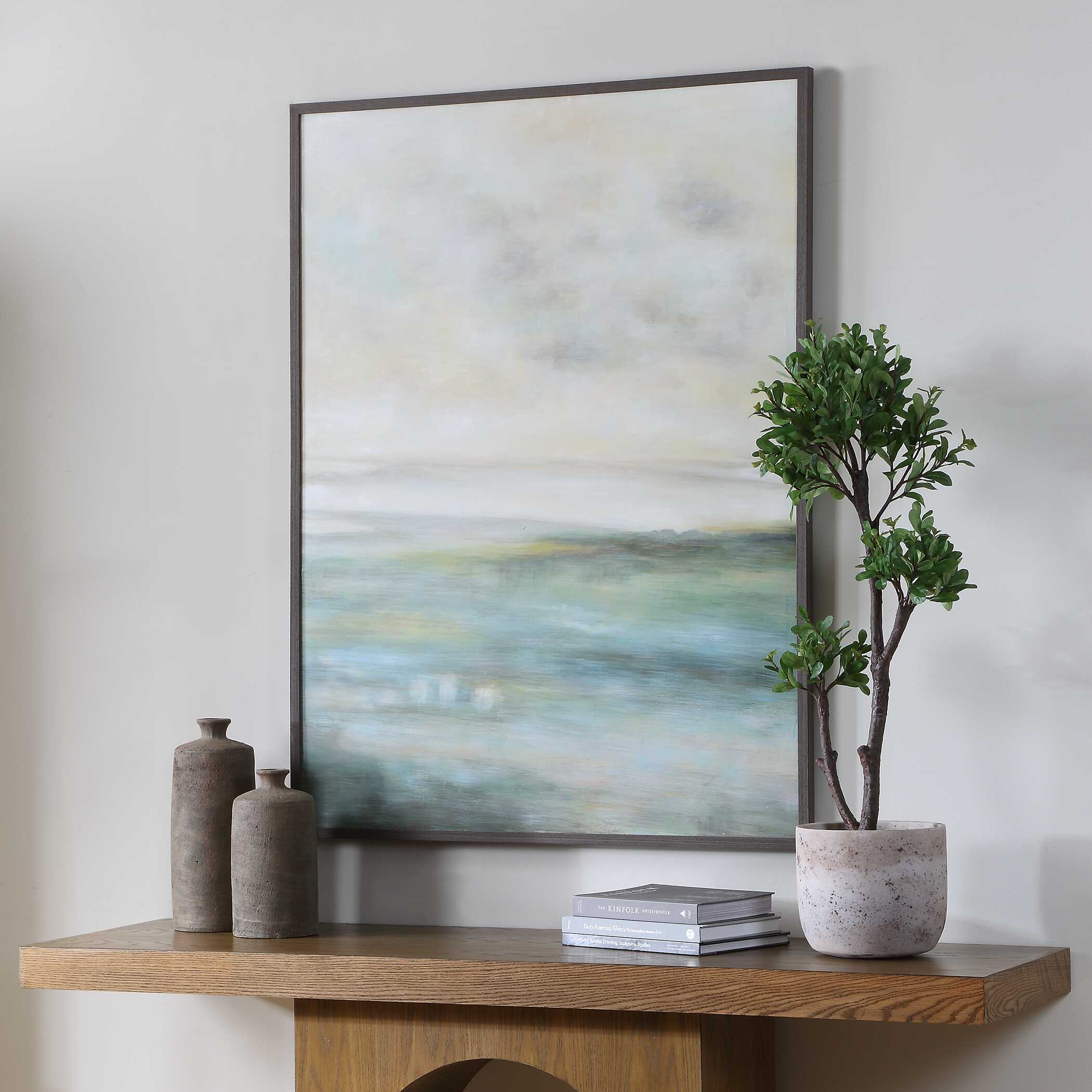 Uttermost Awakening Hand Painted Landscape Art - Image 4