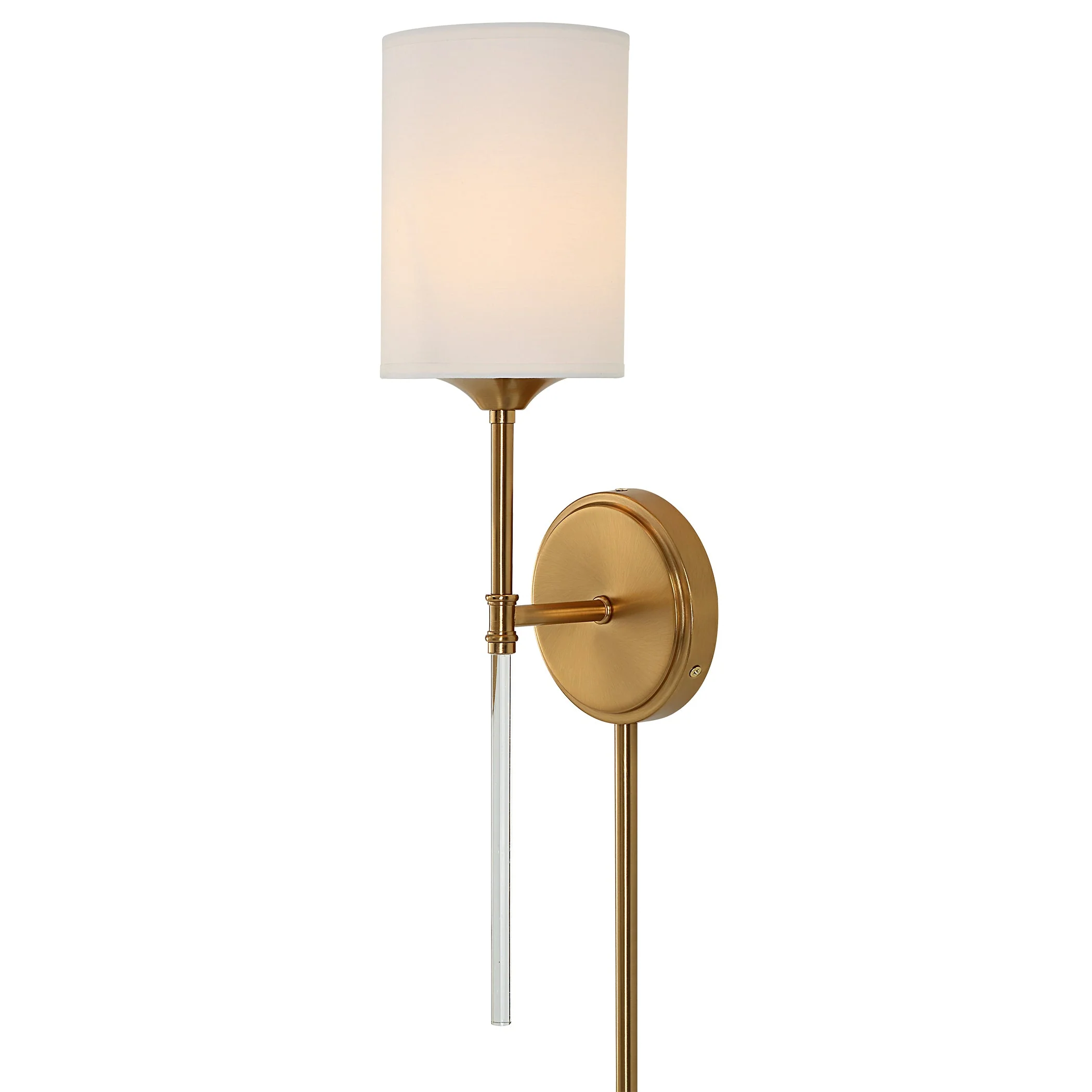 Uttermost Awyr 1 Light Brass Sconce - Image 2