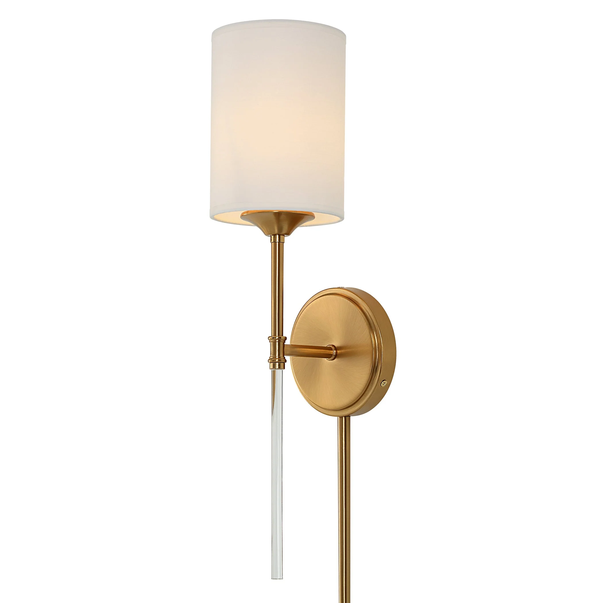 Uttermost Awyr 1 Light Brass Sconce - Image 4