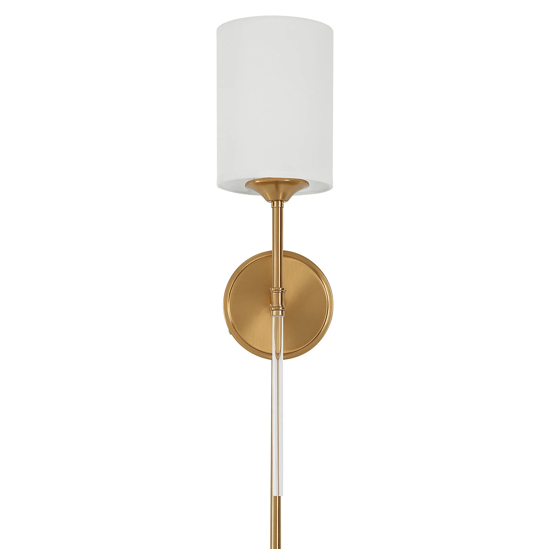 Uttermost Awyr 1 Light Brass Sconce - Image 8