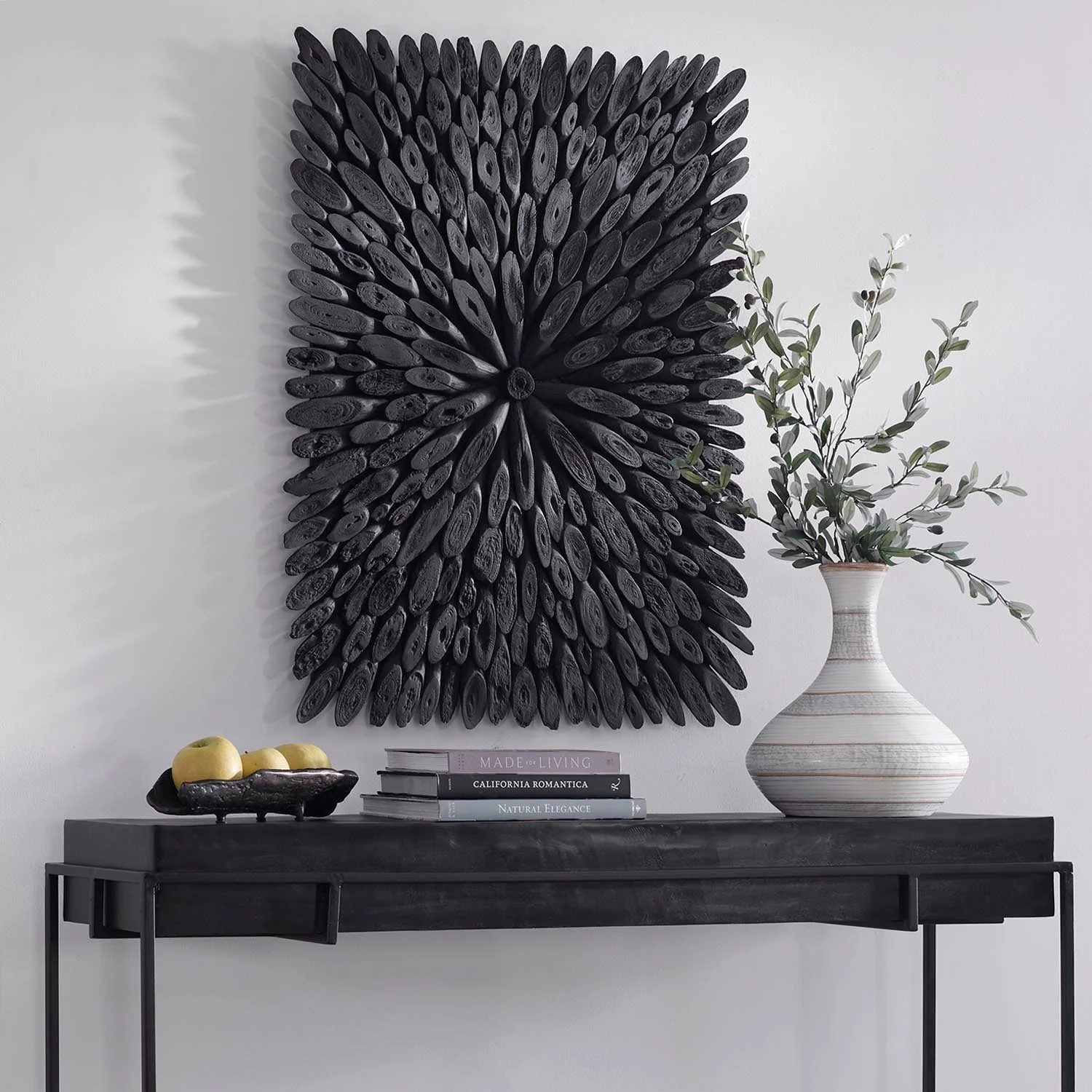 Uttermost Bahama Black Wood Wall Decor - Image 4