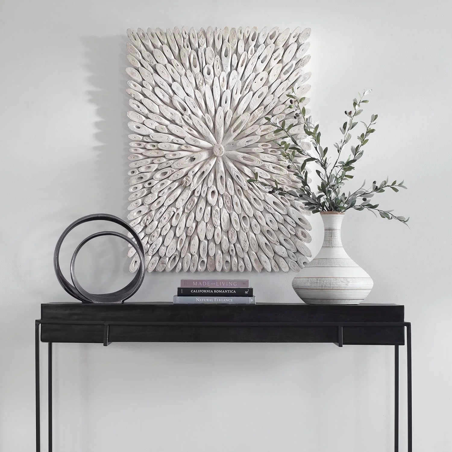 Uttermost Bahama Wood Whitewashed Wall Decor - Image 2