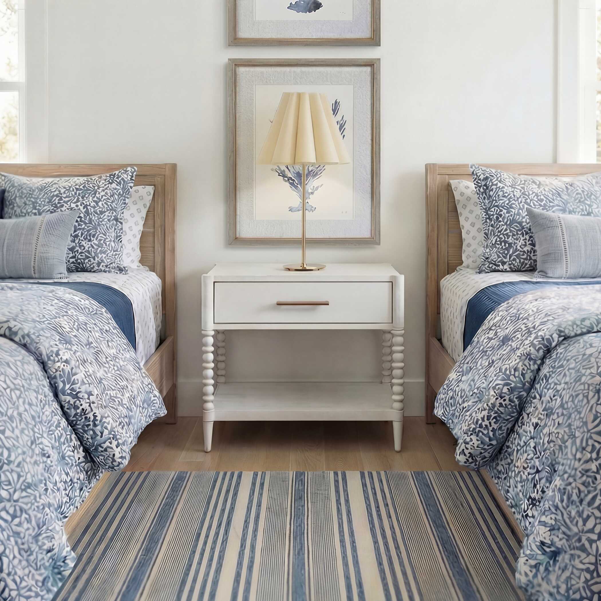 Uttermost Bales Off-White Side Table - Image 2