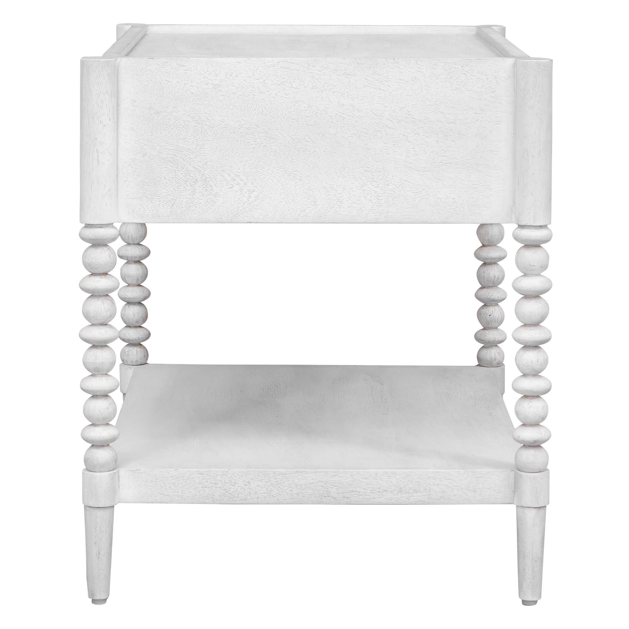 Uttermost Bales Off-White Side Table - Image 5