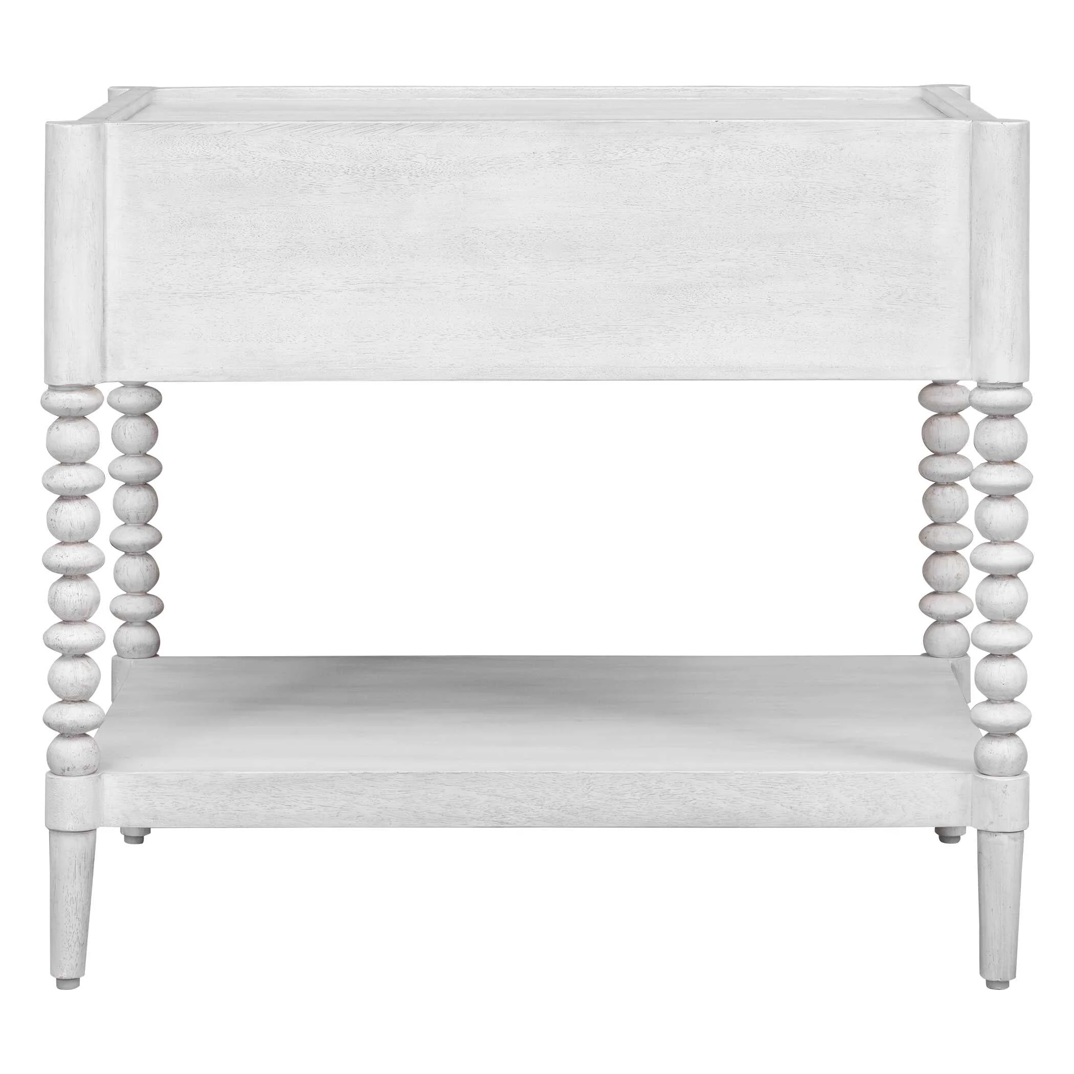 Uttermost Bales Off-White Side Table - Image 6