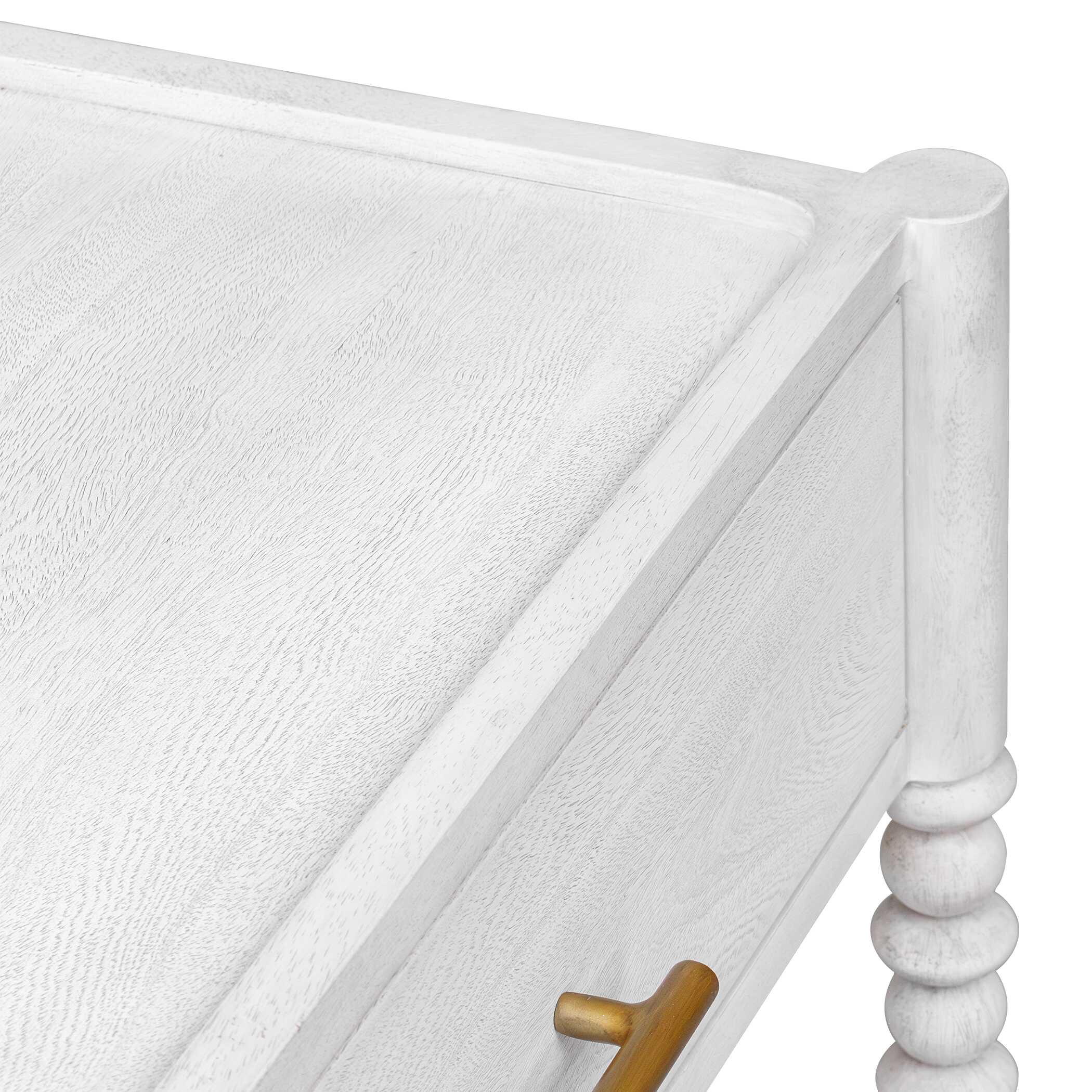 Uttermost Bales Off-White Side Table - Image 7