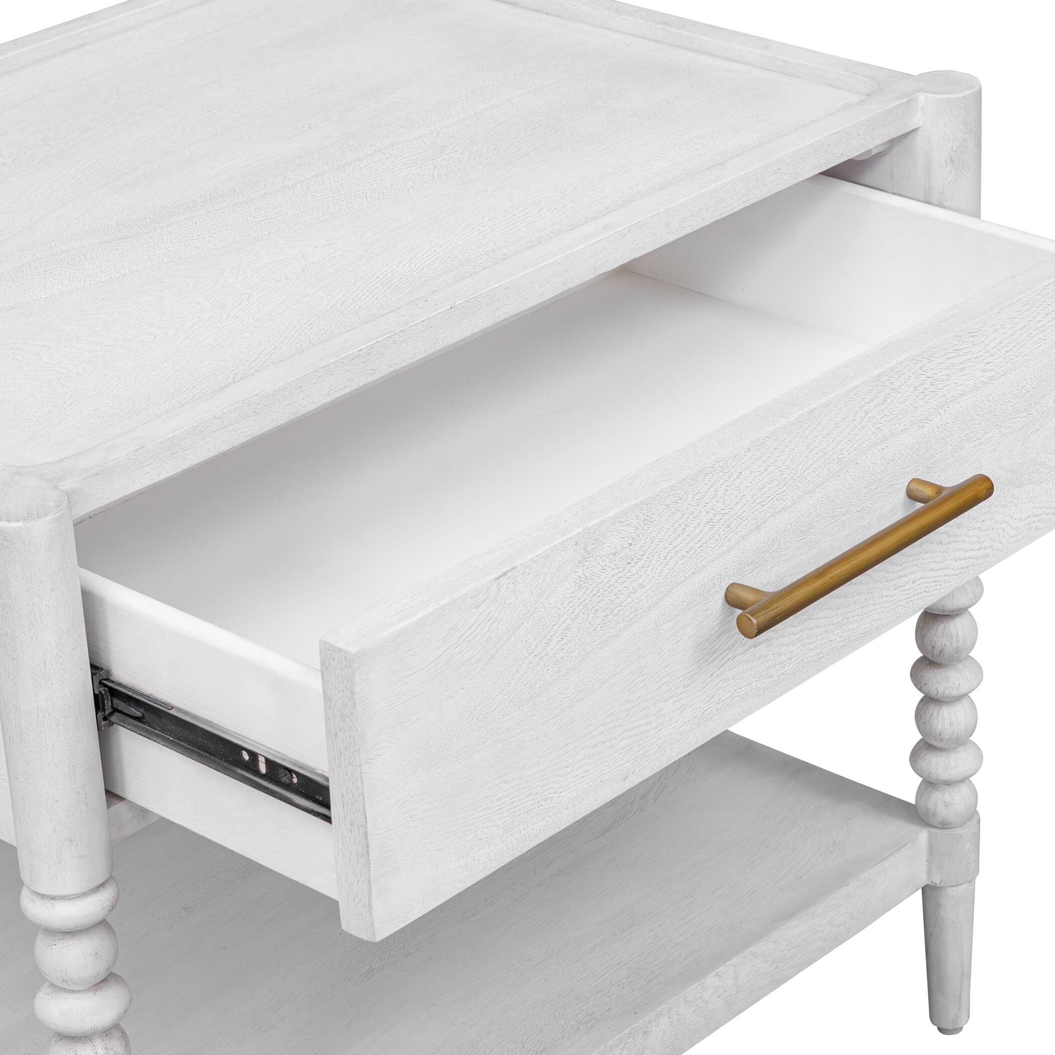 Uttermost Bales Off-White Side Table - Image 8